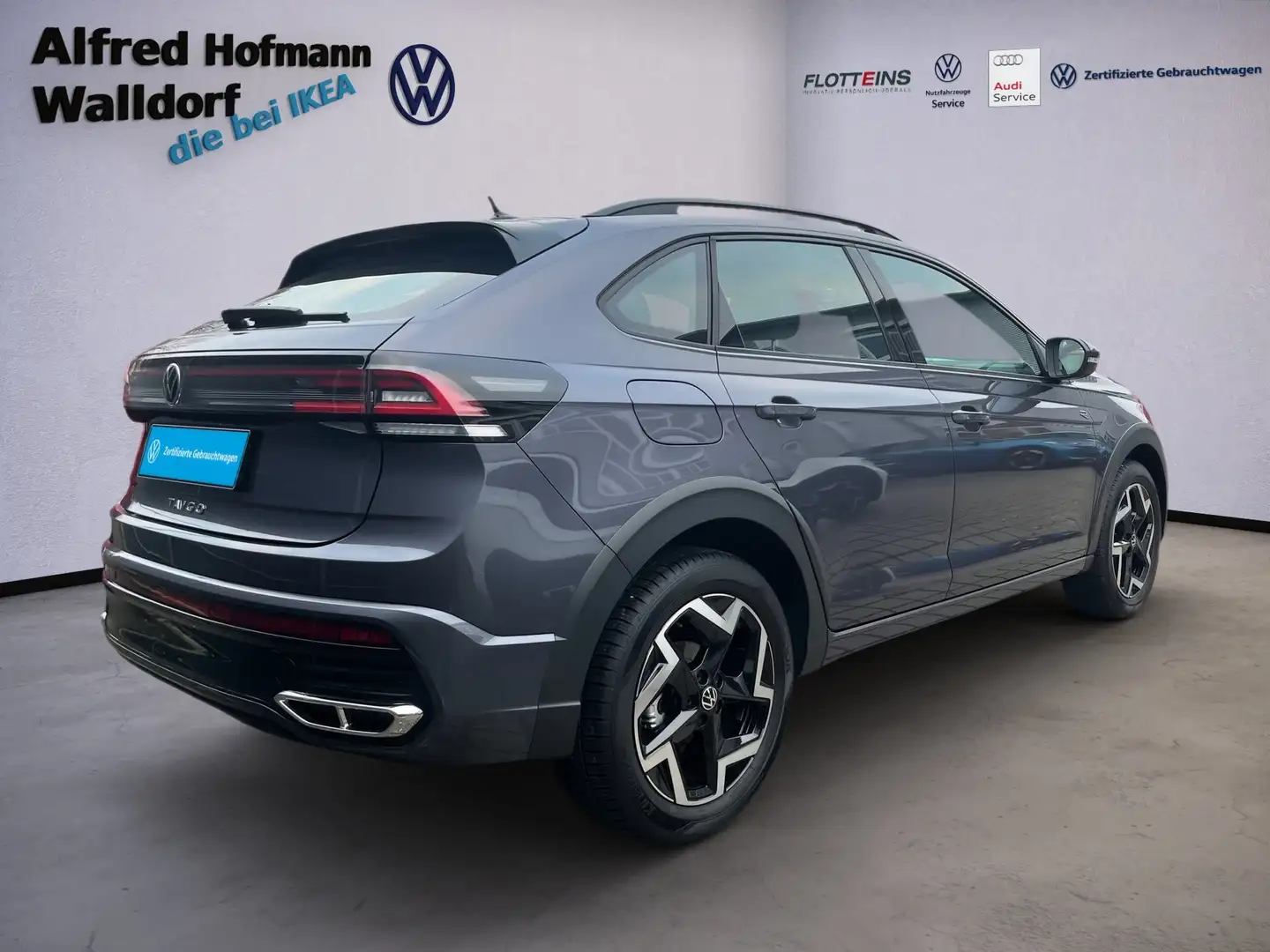 Volkswagen Taigo 1.0 TSI R-LINE DSG NAVI LED ACC Grau - 2