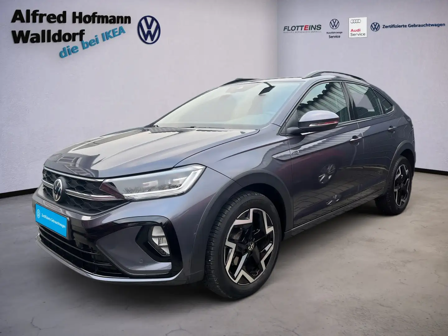Volkswagen Taigo 1.0 TSI R-LINE DSG NAVI LED ACC Grau - 1