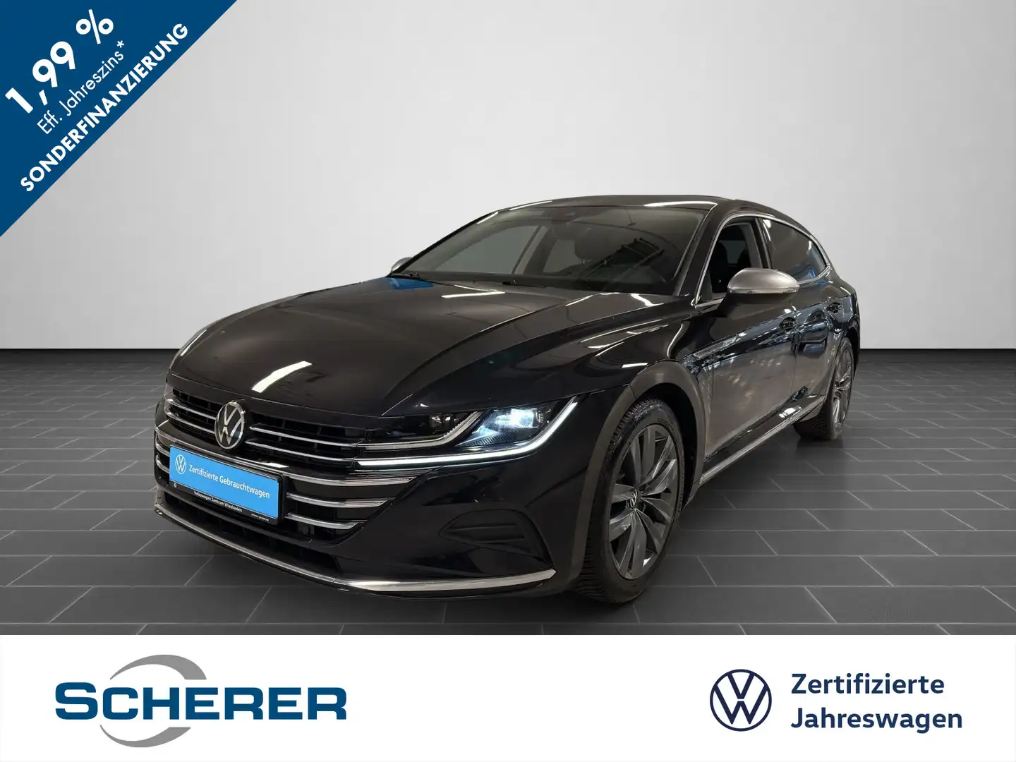 Volkswagen Arteon Arteon Shootingbrake 2,0 TDI DSG Elegance, Navi, Schwarz - 1