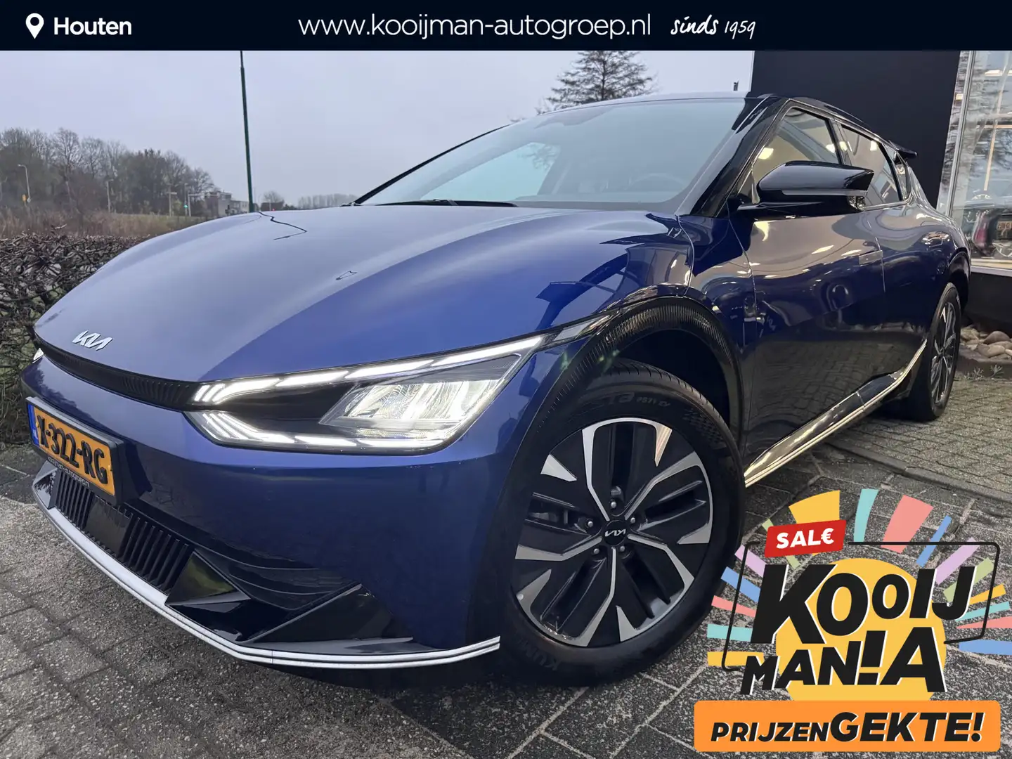 Kia EV6 Plus 77.4 kWh | 1.600 Trekgewicht!!! | KM-Stand ka Blauw - 1