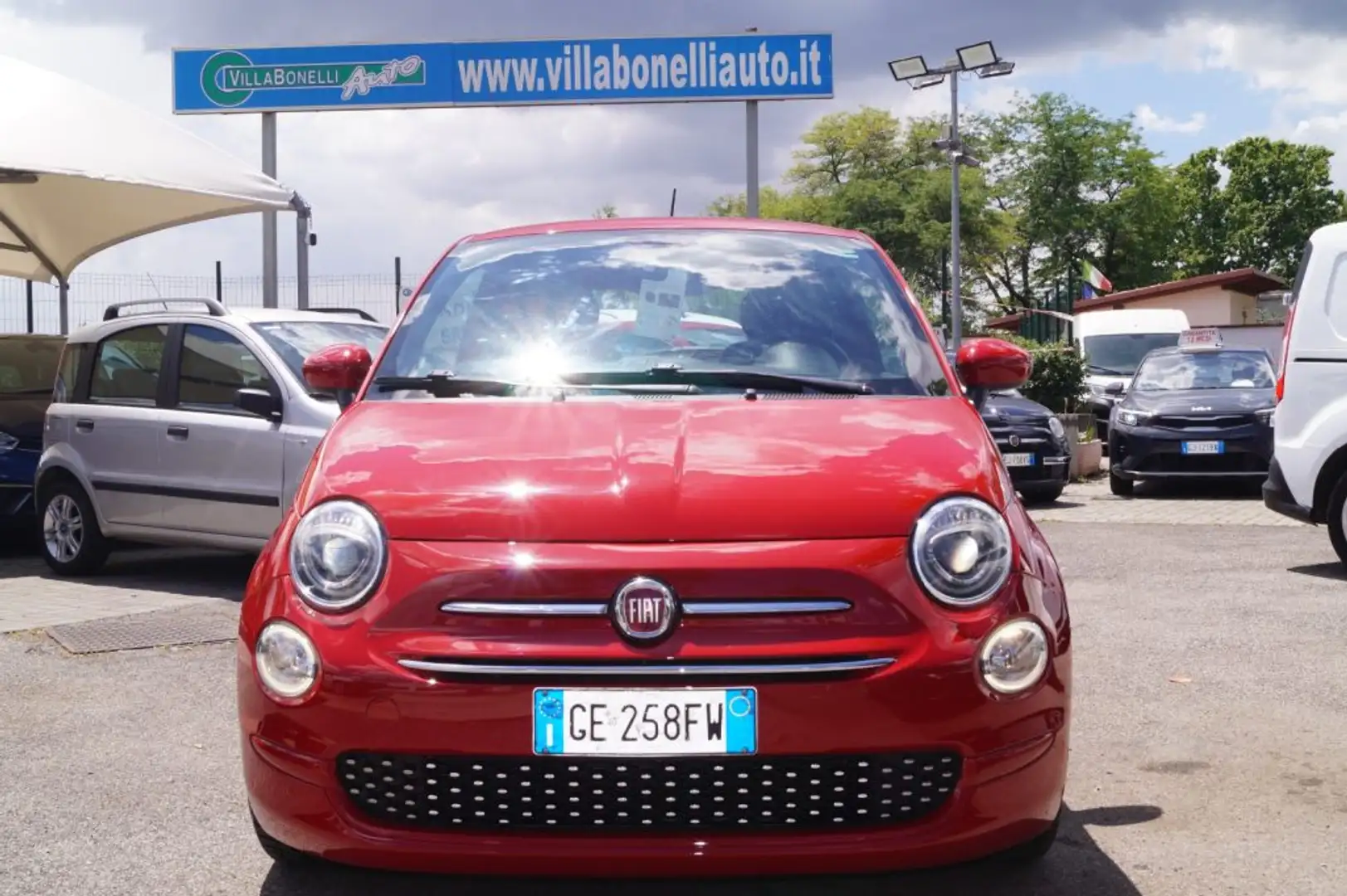 Fiat 500 1.0 Hybrid Cult Rosso - 1