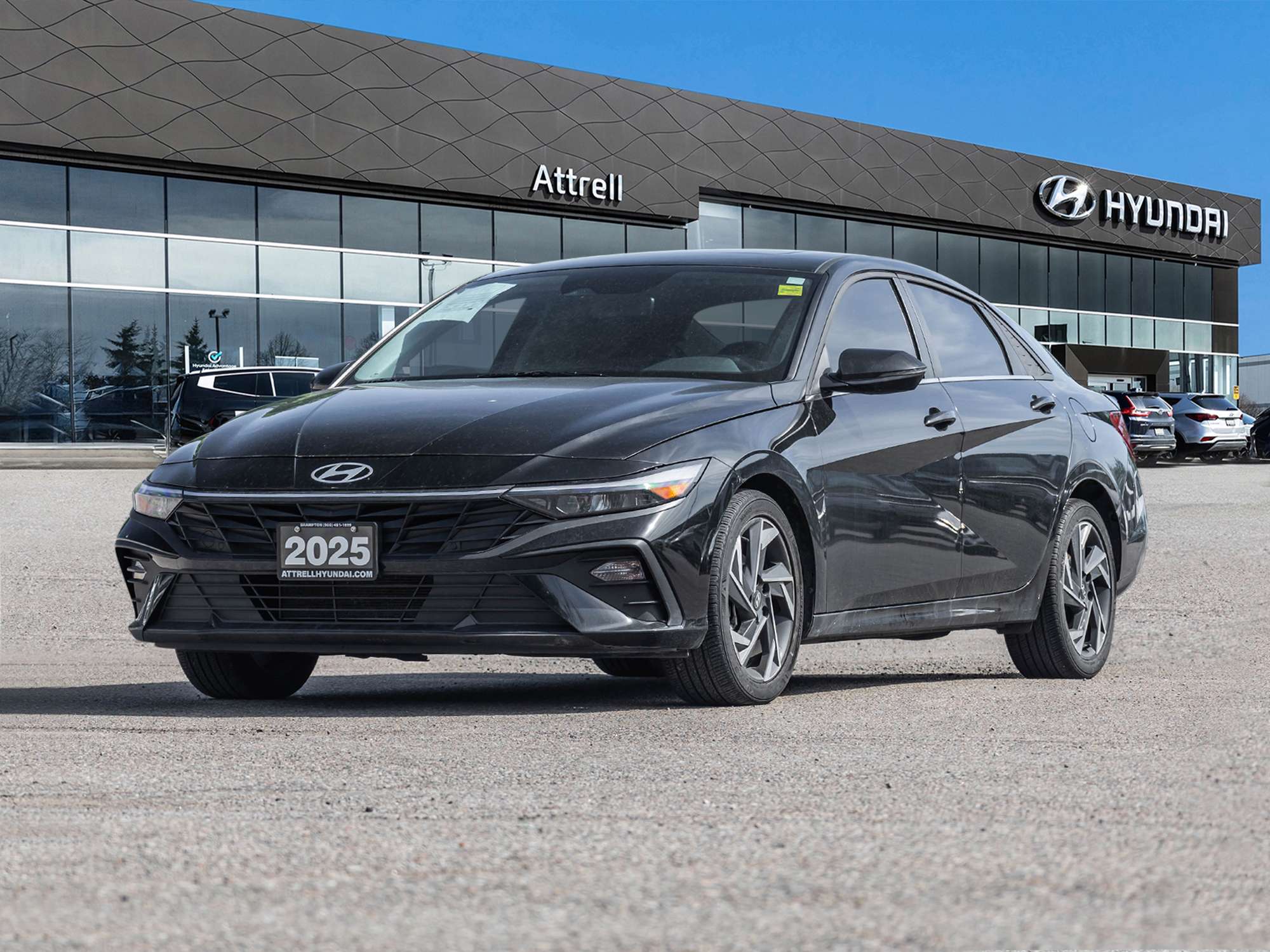 Black 2025 Hyundai Elantra Sedan Automatic