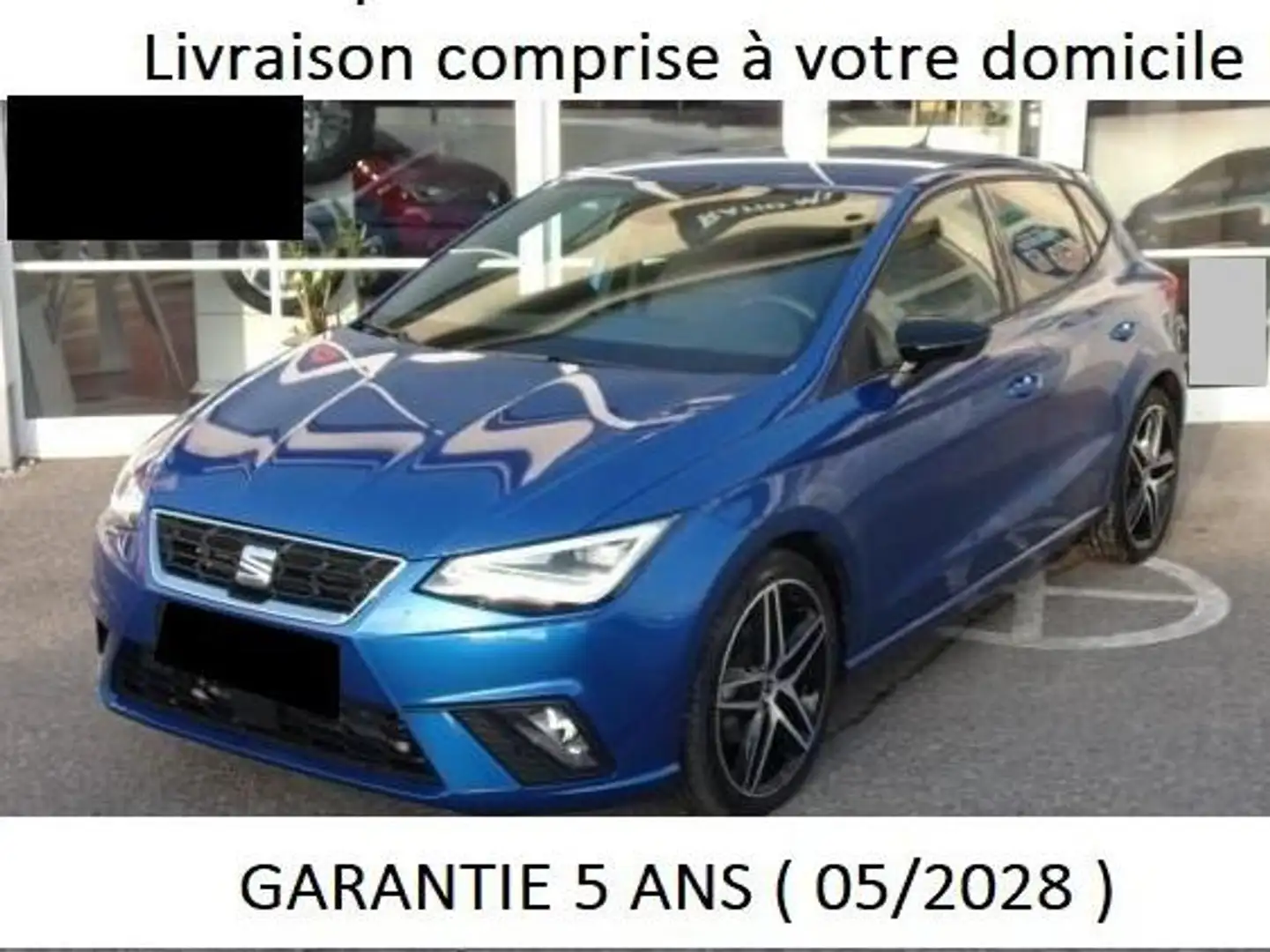 SEAT Ibiza FR 1.5 TSI 150 ch DSG7 GARANTIE 5 ANS (05/2028) Bleu - 1