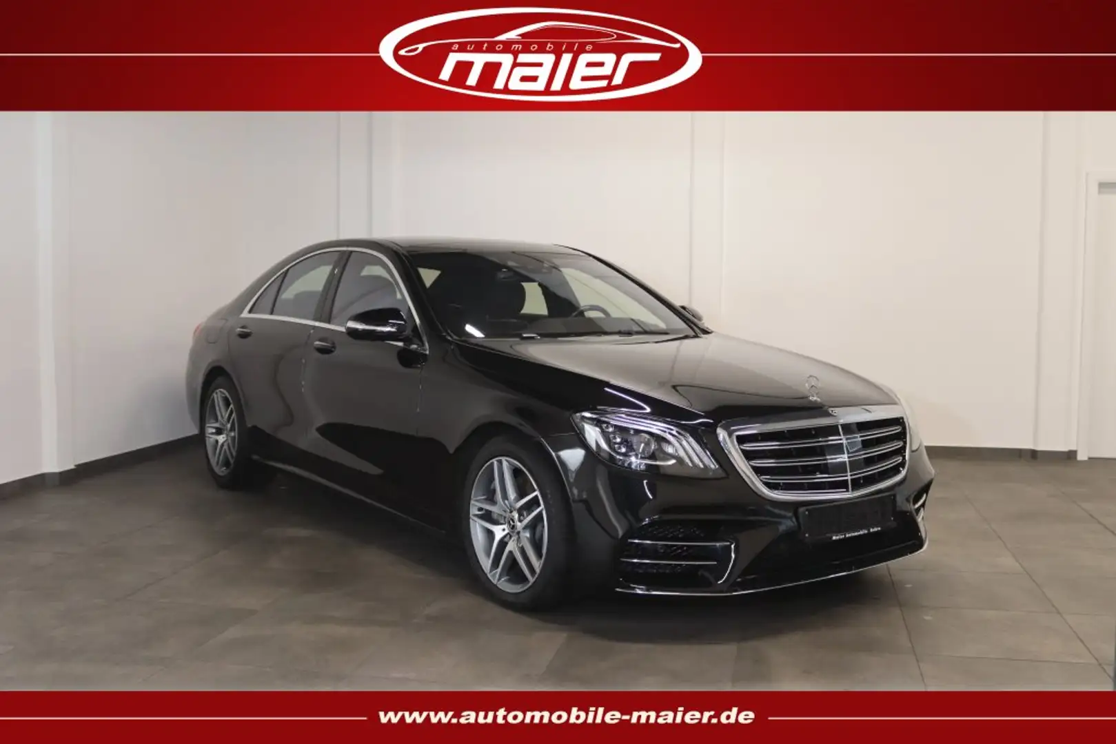 Mercedes-Benz S 560 AMG-Line Wide-Burmester-360°-Luft-Soft-HUD Negru - 1