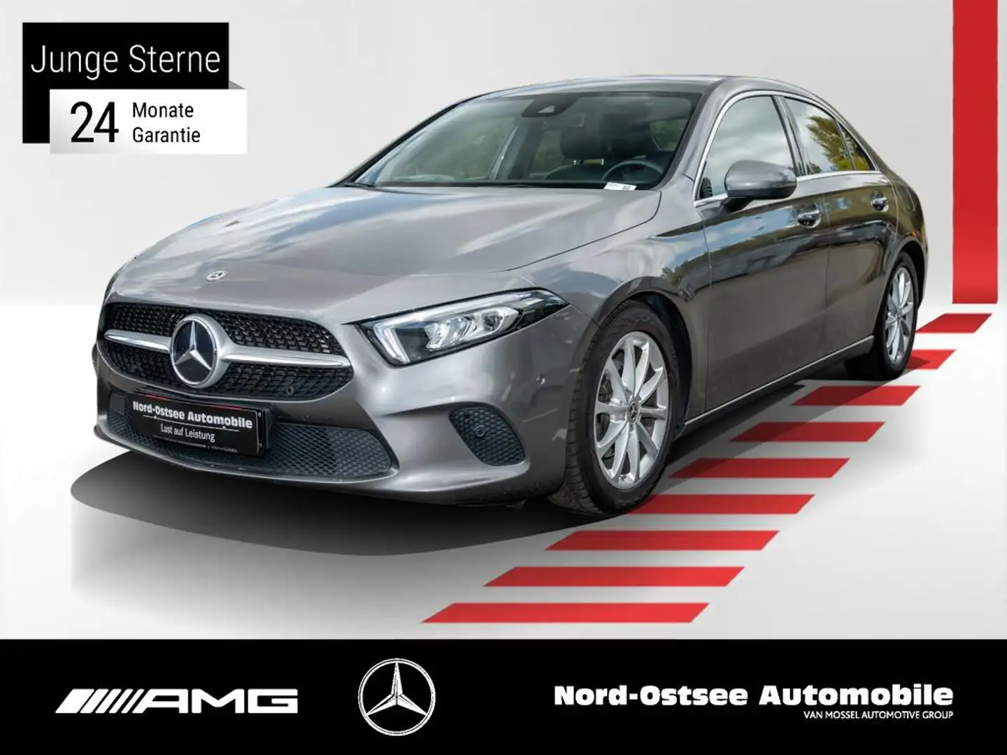 Mercedes-Benz A 180 d Limousine PROGRESSIVE KAMERA PANO LED SHZ Серый - 1