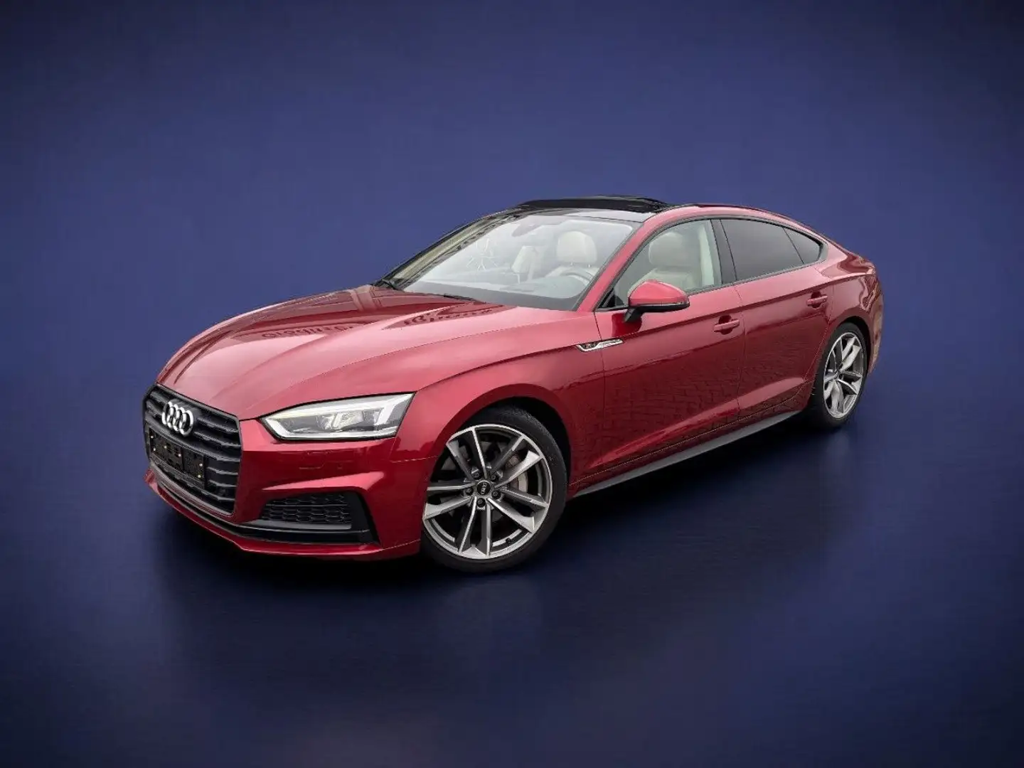 Audi A5 Sportback quattro sport MMI Plus|Dach|Matrix| Rojo - 2
