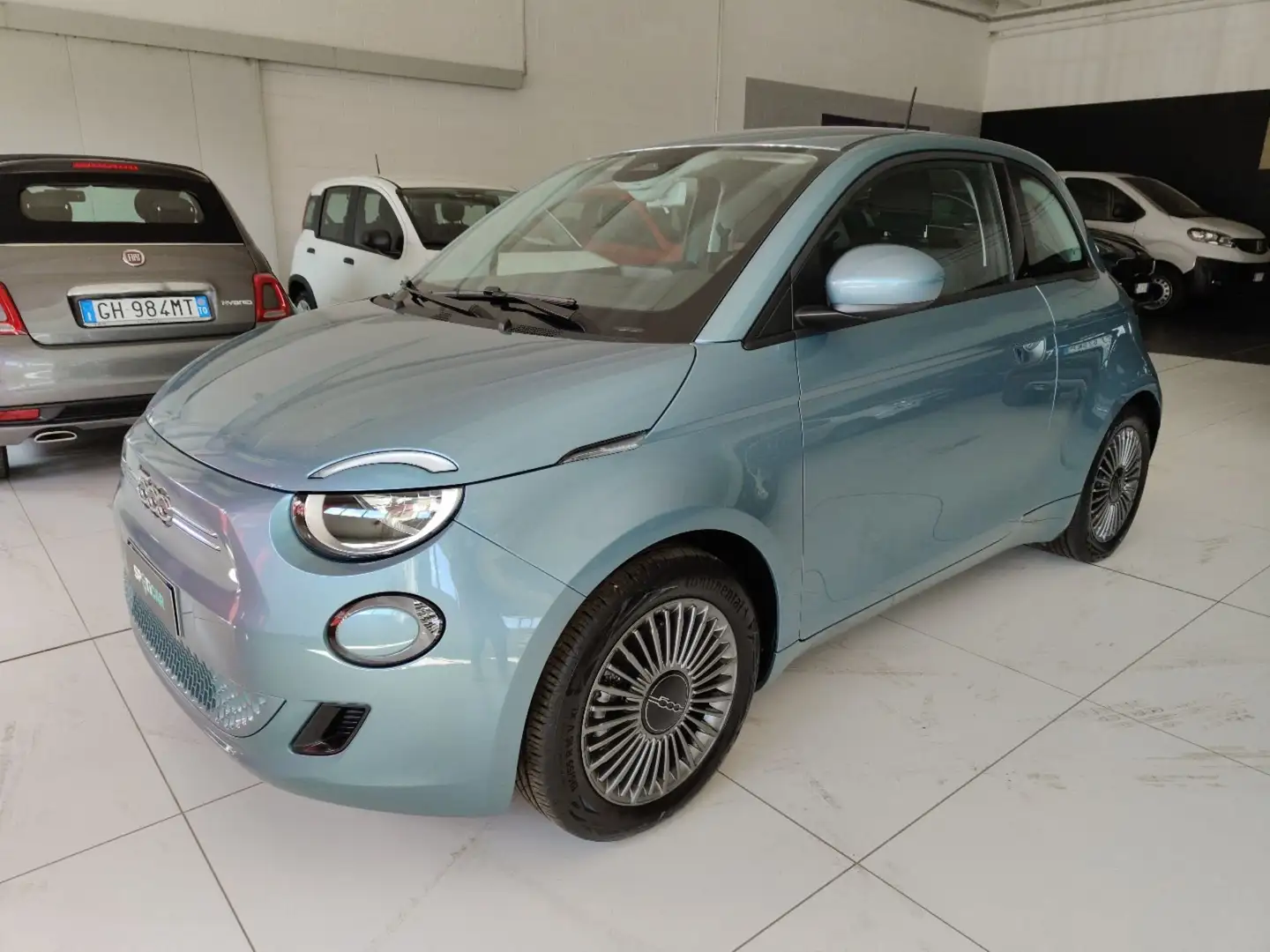 Fiat 500e Passion Berlina Bleu - 1