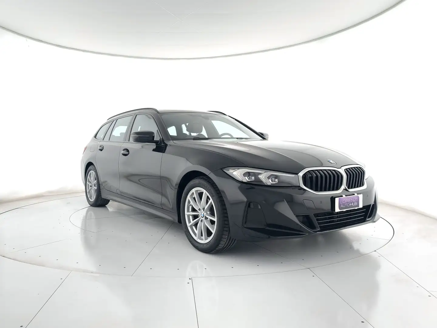 BMW 318 d Touring mhev 48V auto TETTO PANO+GANCIO TRAINO+A Schwarz - 1