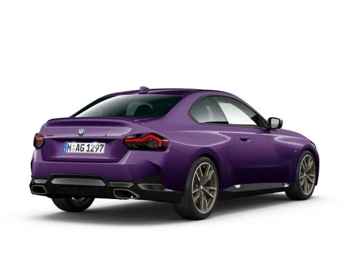 BMW 240 xDrive Coupe Navi Sport Aut. Hifi Sitzheiz Violett - 2
