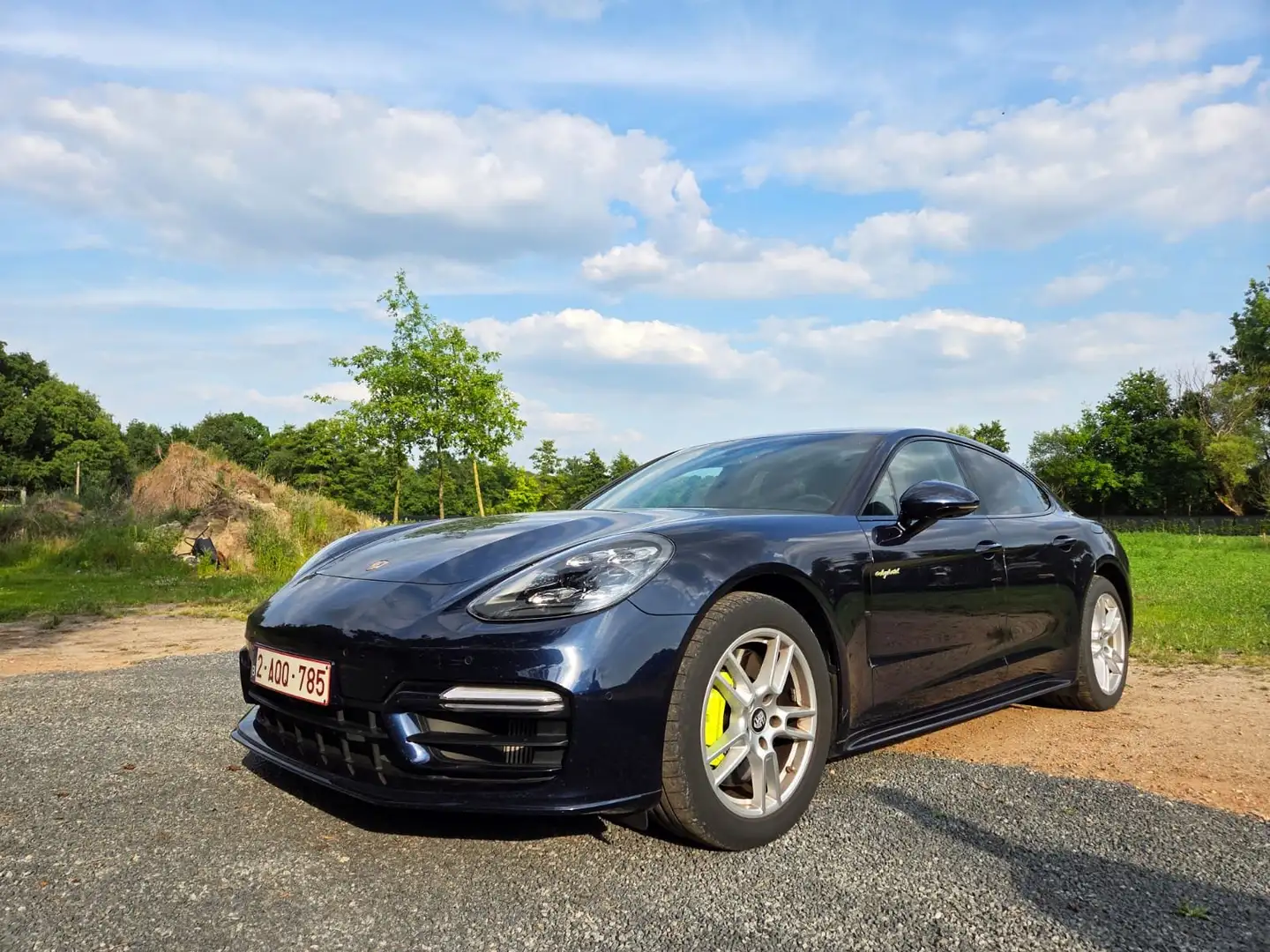 Porsche Panamera Panamera 4 E-Hybrid Bleu - 2