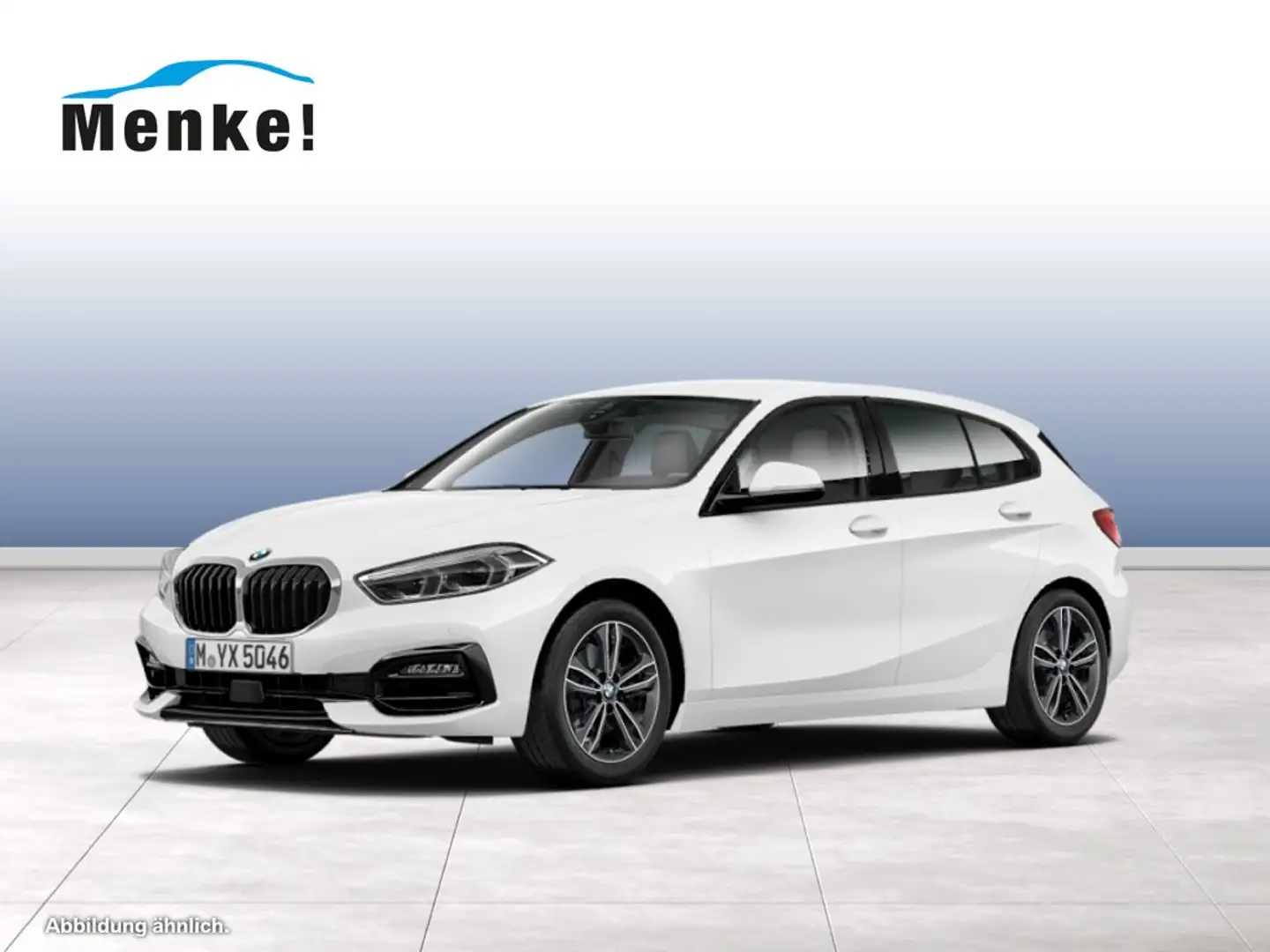 BMW 118 d Sport Line HiFi DAB LED WLAN RFK Tempomat Blanc - 1