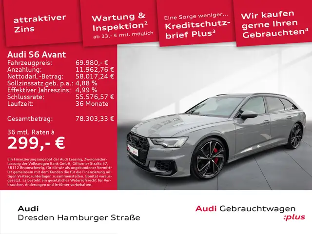 Audi S6 3.0TDI quat. Matrix Pano Standhz. Leder