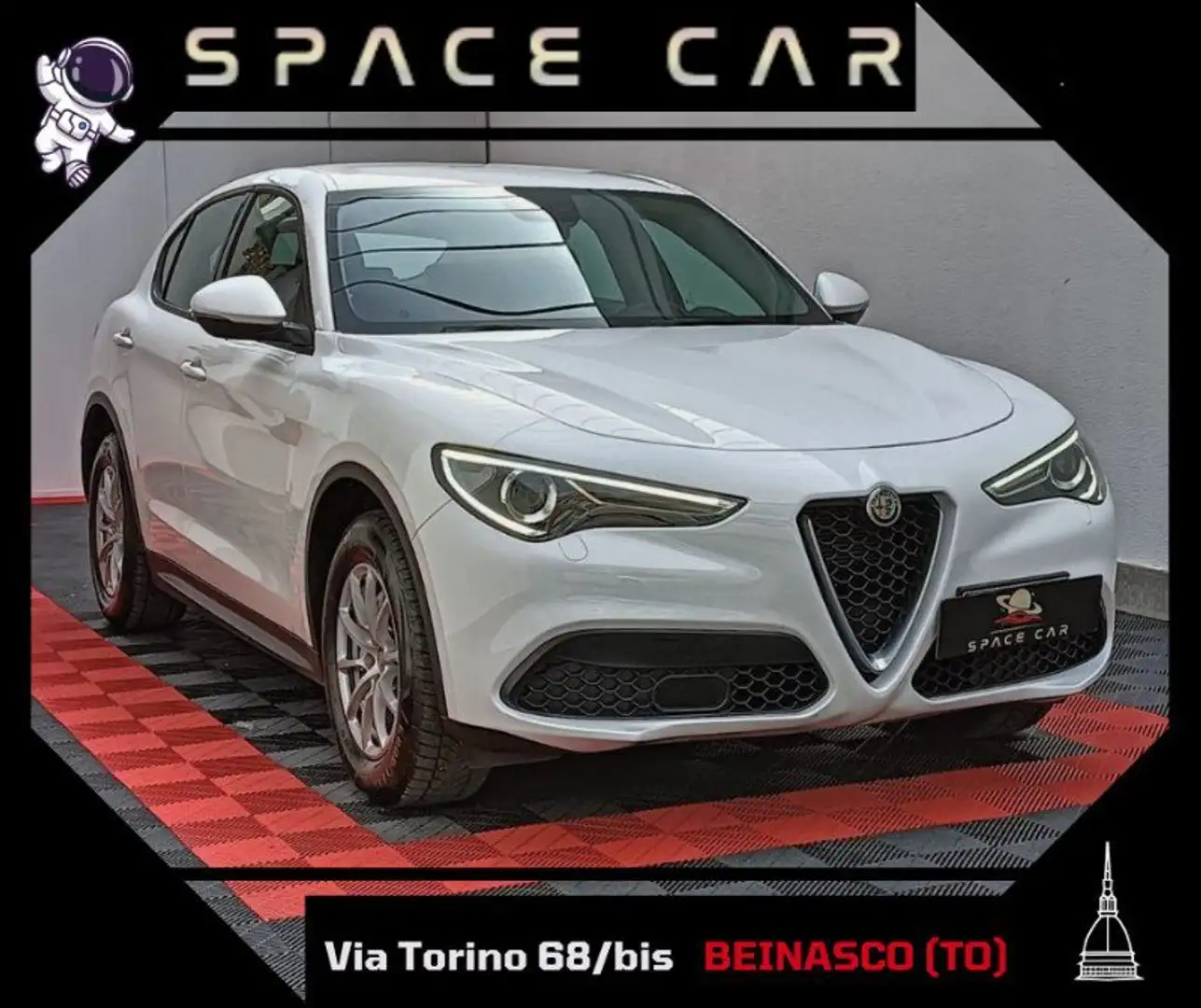 Alfa Romeo Stelvio Stelvio 2.2 Turbodiesel 160 CV AT8 RWD Business Bianco - 1