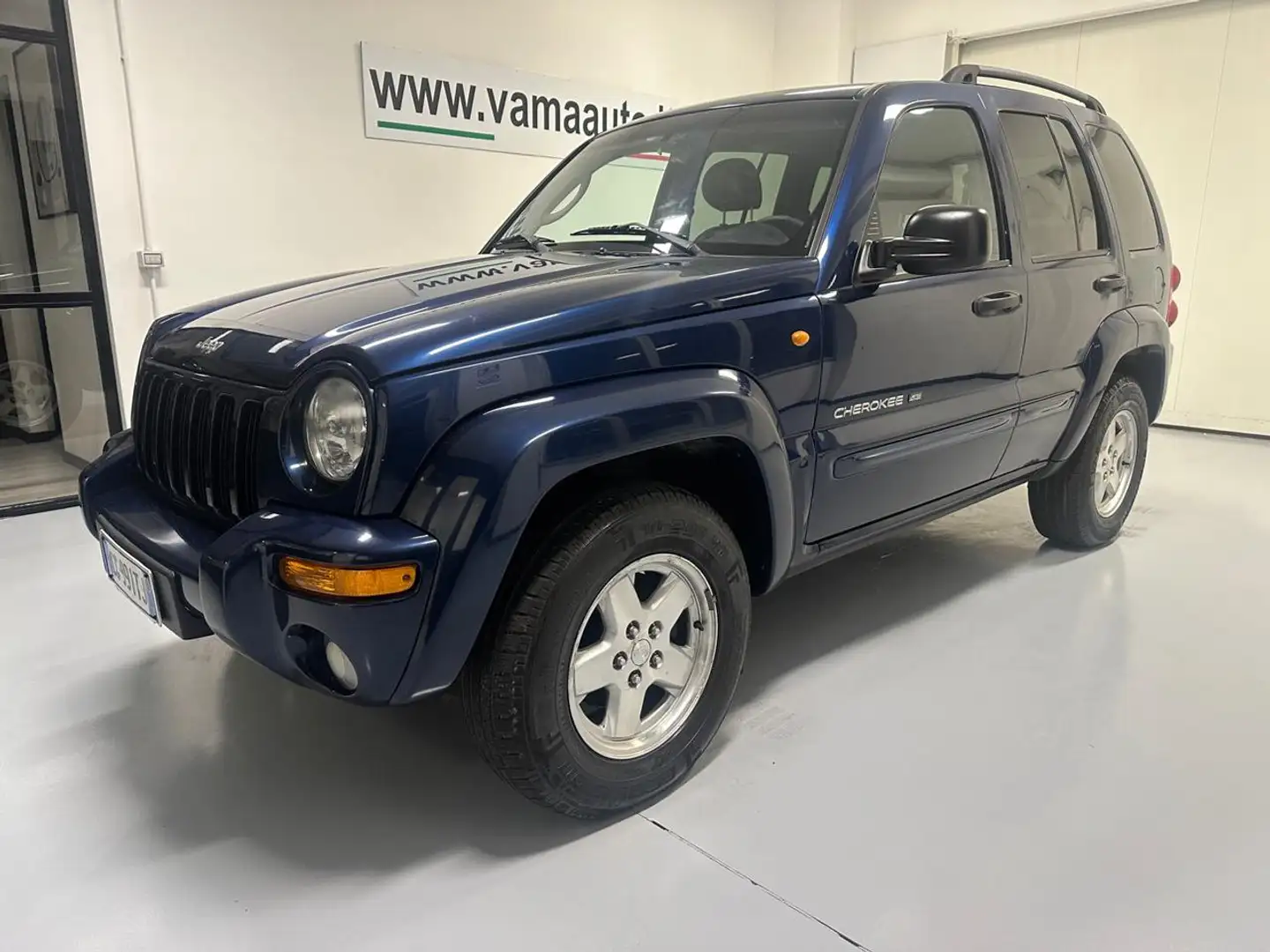 Jeep Cherokee 2.5 CRD Limited *PELLE* Blauw - 1