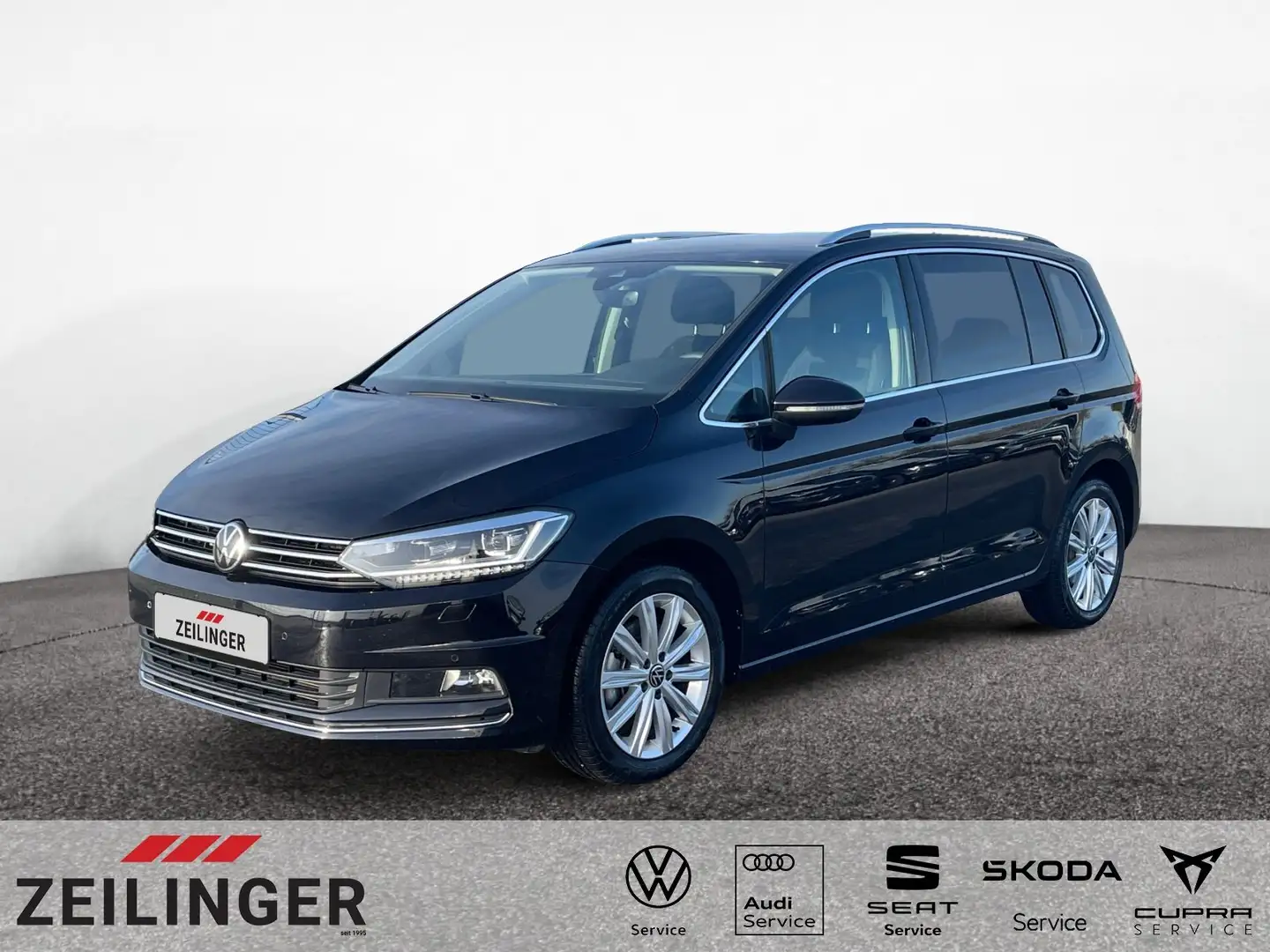 Volkswagen Touran Highline TDI DSG|7-SITZE|AHK|eHECK|NAVI| Schwarz - 1