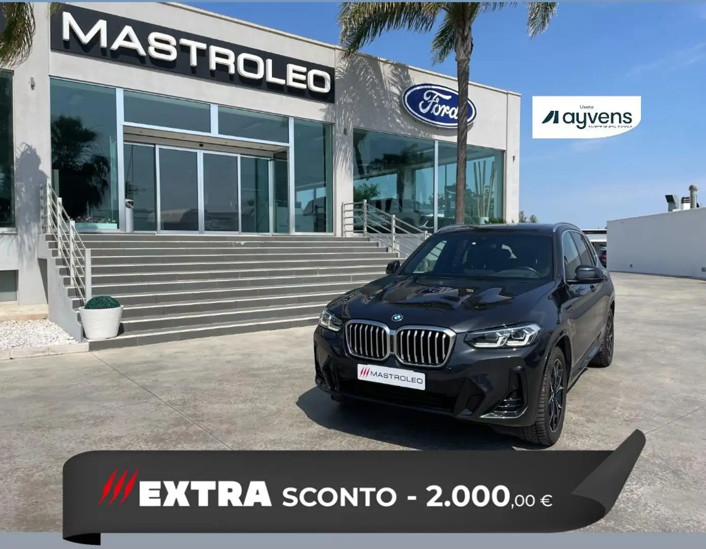 BMW X3 X3 xdrive30e Msport auto, Chilometri Certificati Nero - 1