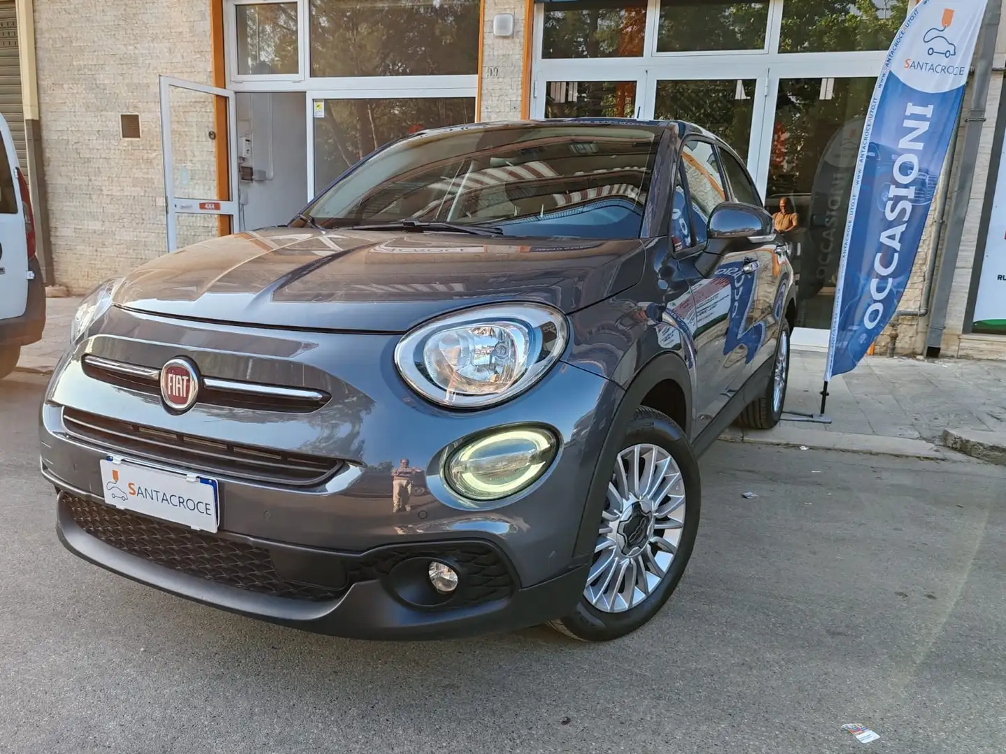 Fiat 500X FIAT 500X 1.3 MJET 95CV CONNECT UNICO PROPRIETARIO Grigio - 2