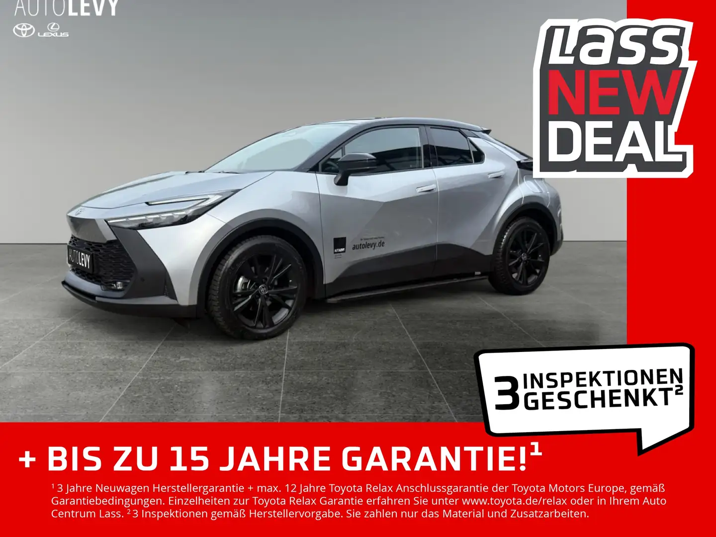 Toyota C-HR 1.8 Teamplayer +R.Kamera+Technik-Paket+1,99% Argento - 1