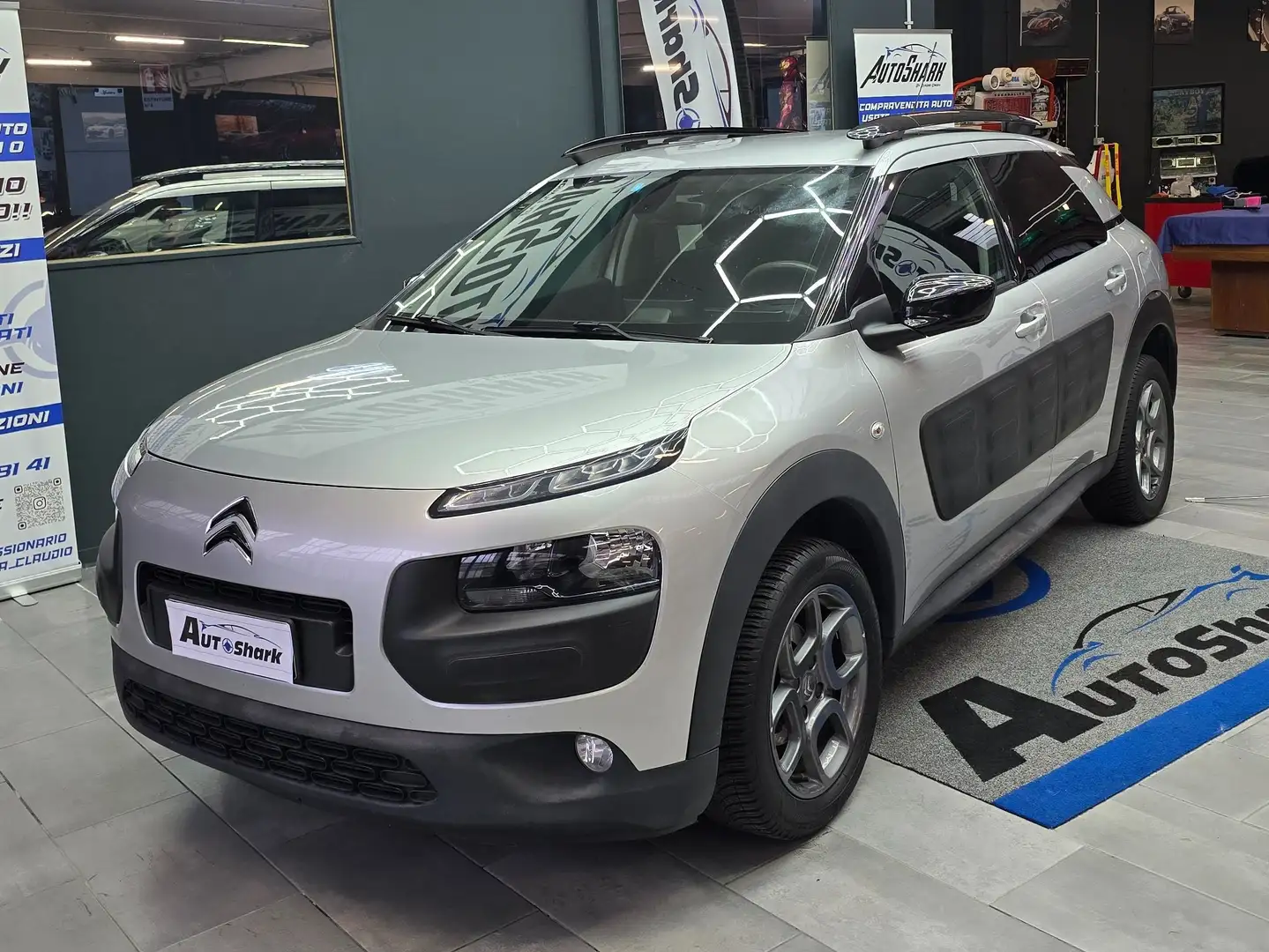 Citroen C4 Cactus C4 Cactus 2018 Cactus 1.2 puretech Shine 82cv E6 Argento - 2