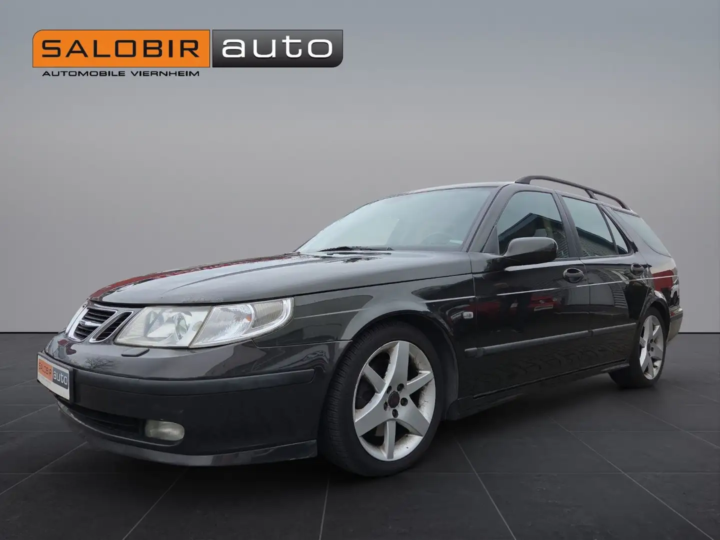 Saab 9-5 2.3 Turbo Aero Sport-Kombi Xenon Leder AHK Gris - 1