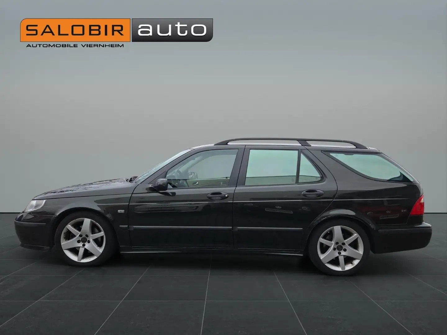 Saab 9-5 2.3 Turbo Aero Sport-Kombi Xenon Leder AHK Gris - 2