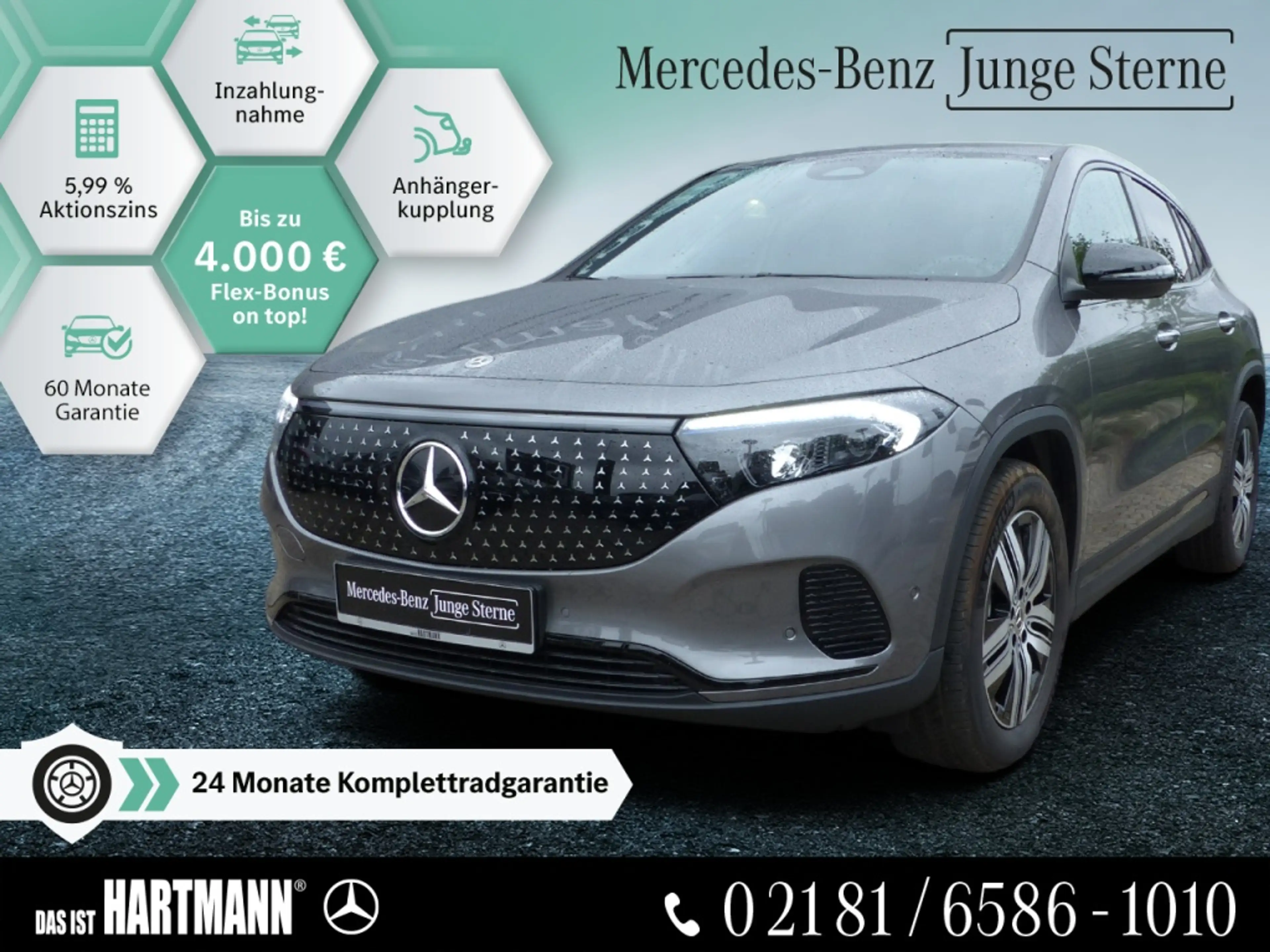 Mercedes-Benz EQA 250 + 250+ //ELECTRIC-ART+AHK+NIGHT+MEMORY-PK