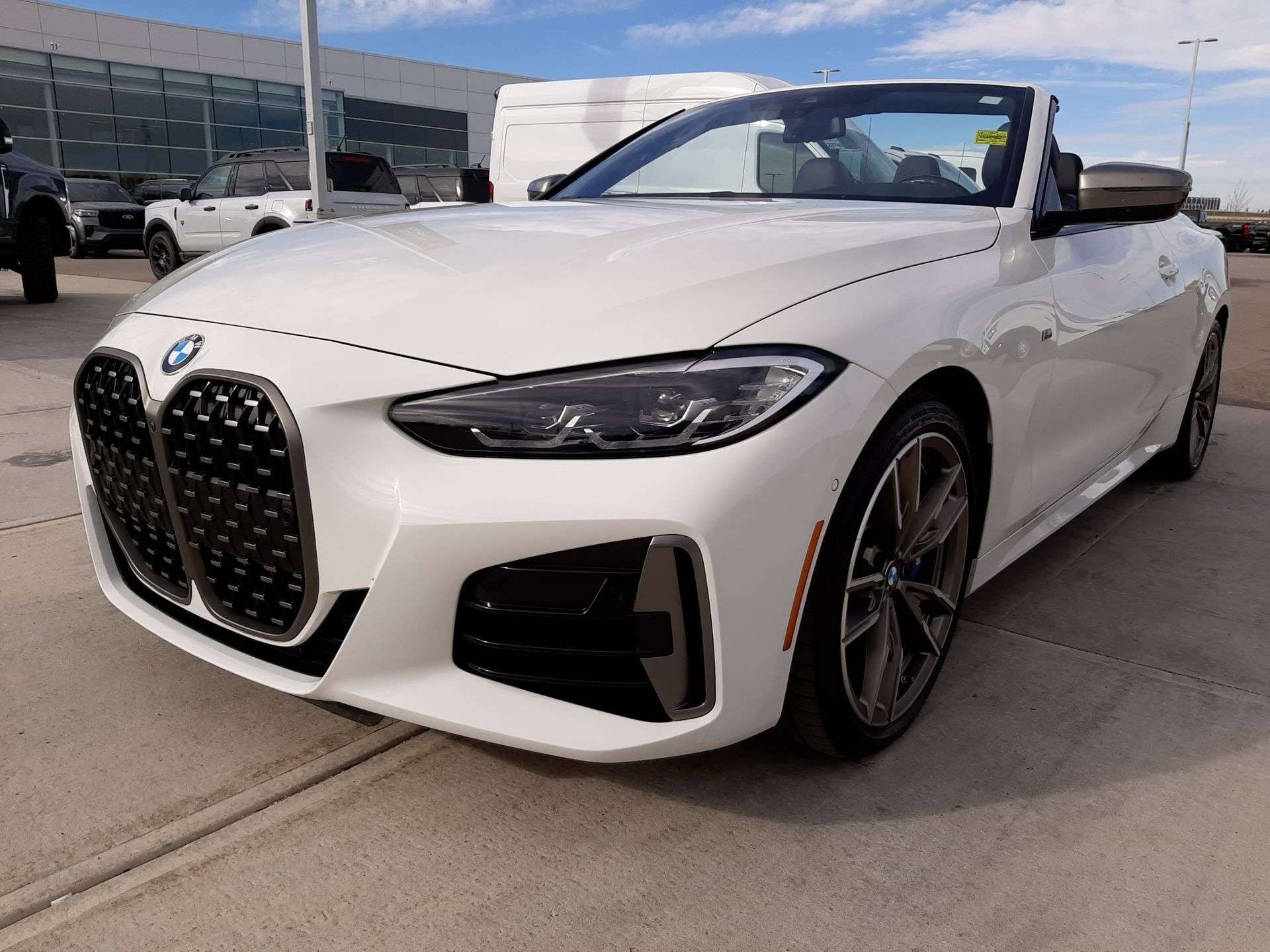 White 2023 BMW 4 Series Convertible Rear-Wheel Drive 