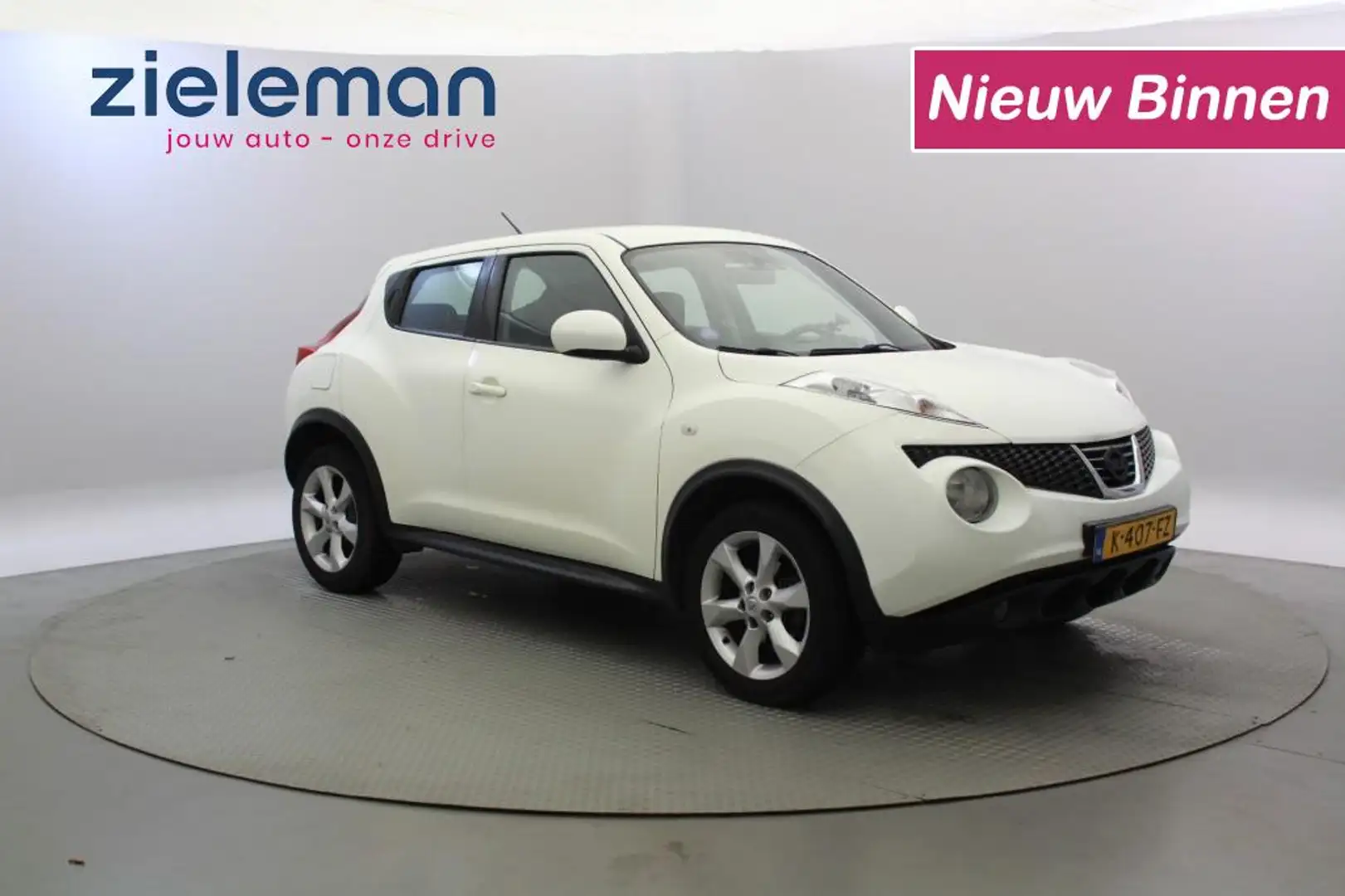 Nissan Juke 1.6 Business Edition Automaat - Navi, Camera, Clim Blanc - 1