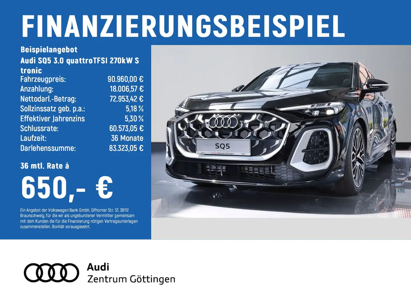 Audi SQ5 3.0 quattroTFSI 270kW S tronic TECH PRO+PANO Noir - 2