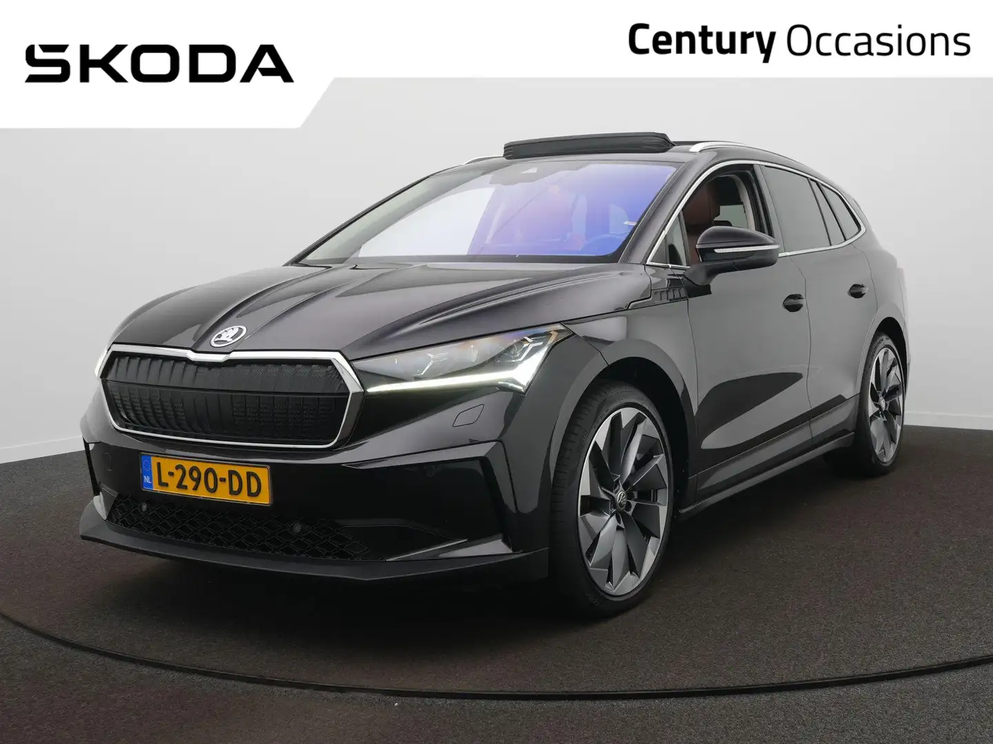 Skoda Enyaq iV 80 / Elek. Trekhaak / Panodak / Leder / Elek. S Zwart - 1