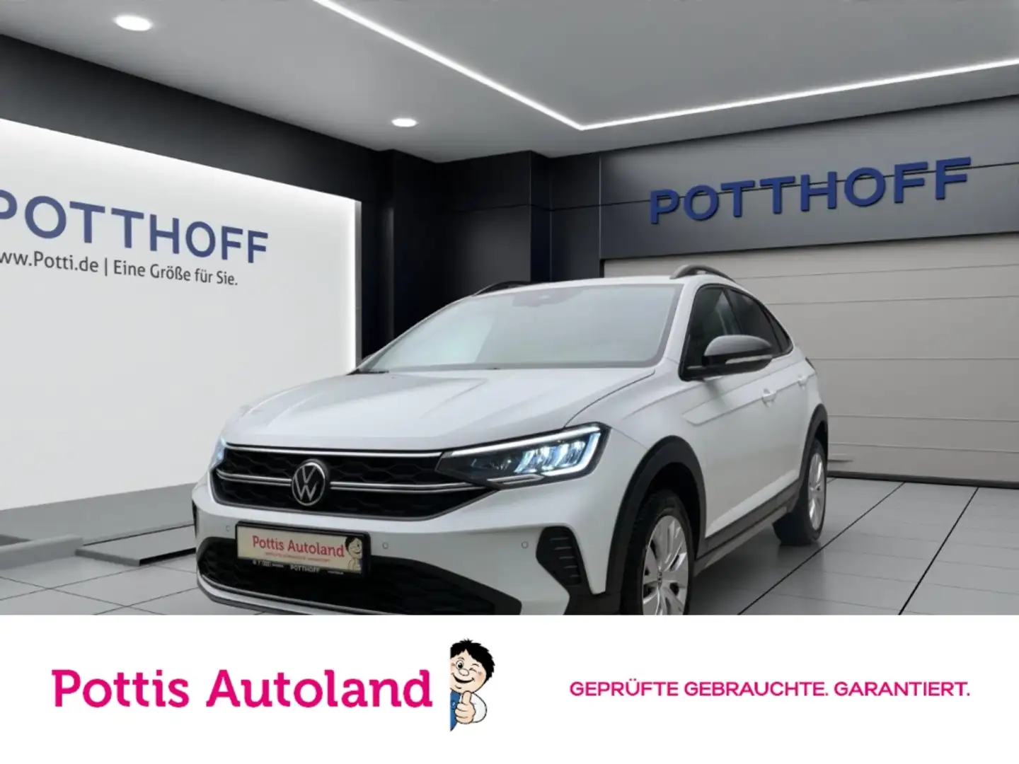 Volkswagen Taigo 1.0 TSI GOAL NAVI PDC LED ACC SITZHZG Weiß - 1