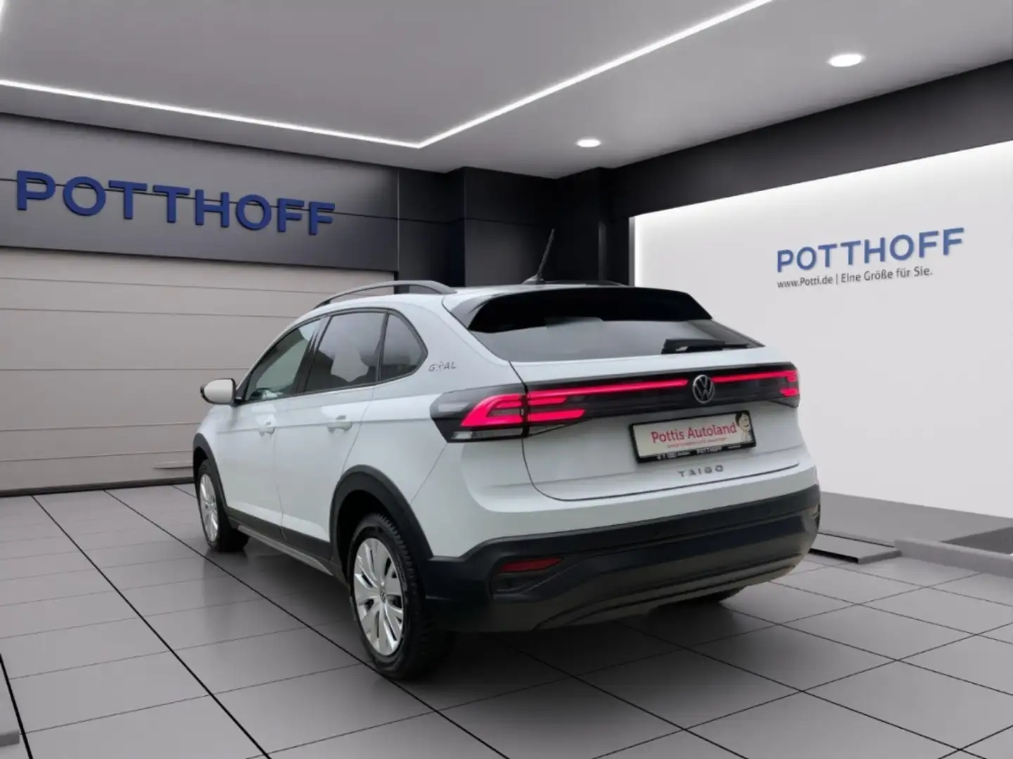 Volkswagen Taigo 1.0 TSI GOAL NAVI PDC LED ACC SITZHZG Weiß - 2