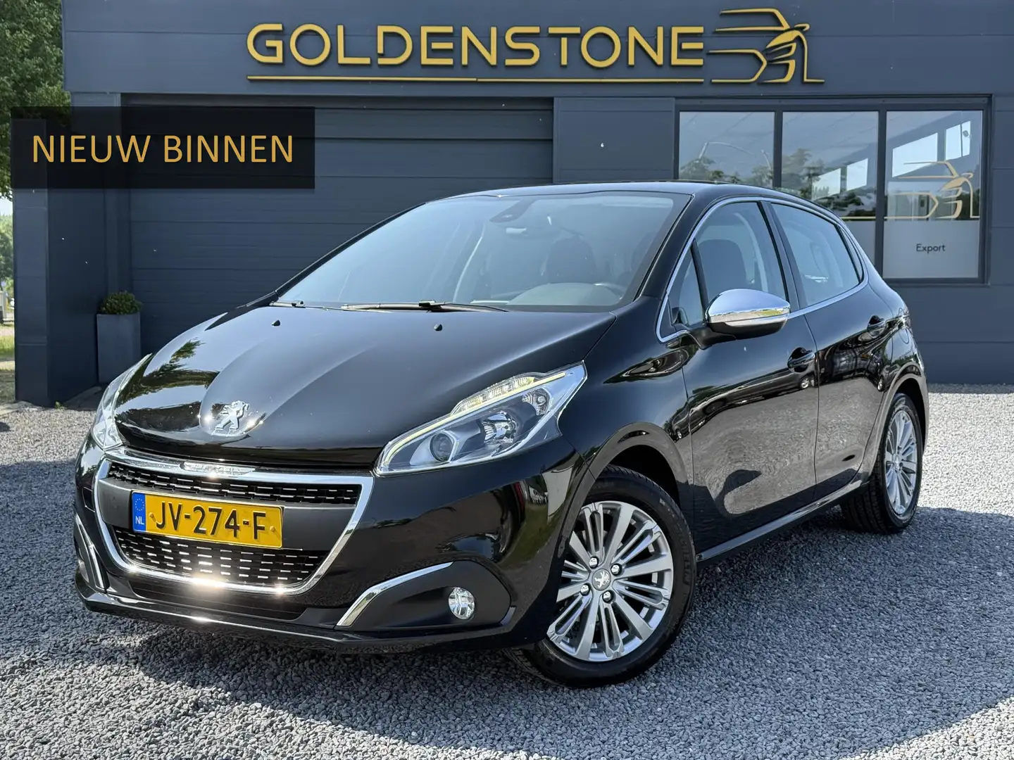Peugeot 208 1.2 PureTech Allure Navi,Lm velgen,Pdc,5 Deurs,Cli Zwart - 1