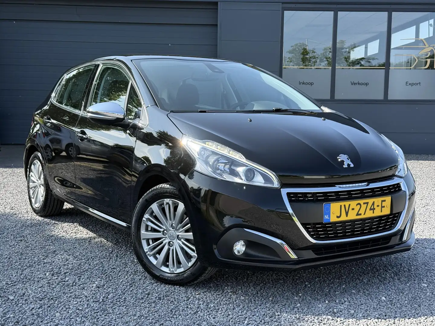 Peugeot 208 1.2 PureTech Allure Navi,Lm velgen,Pdc,5 Deurs,Cli Zwart - 2