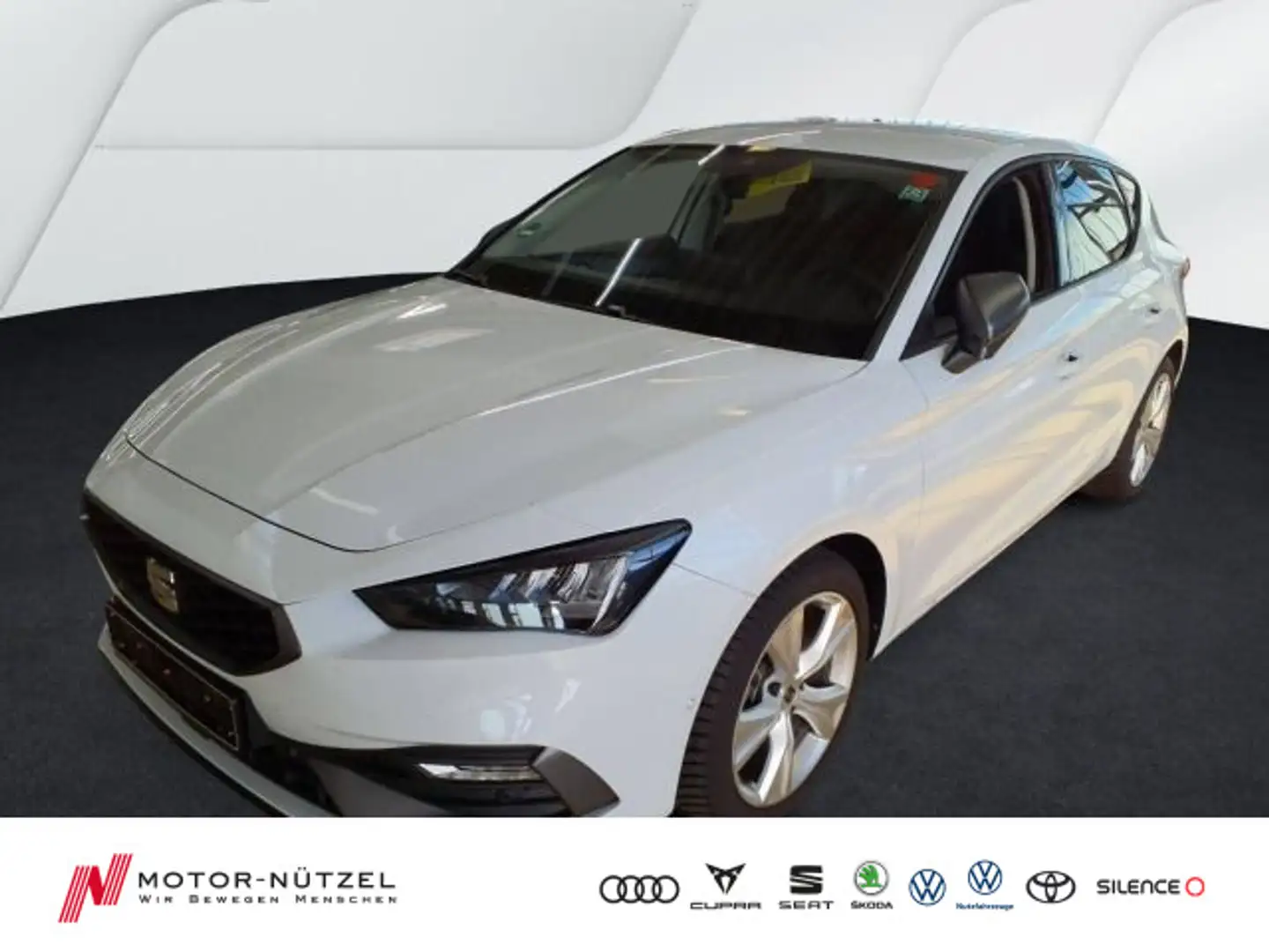 SEAT Leon 1.5 TSI FR-LINE LED+NAV+APP+ACC+SHZ+PDC+RFK Weiß - 1