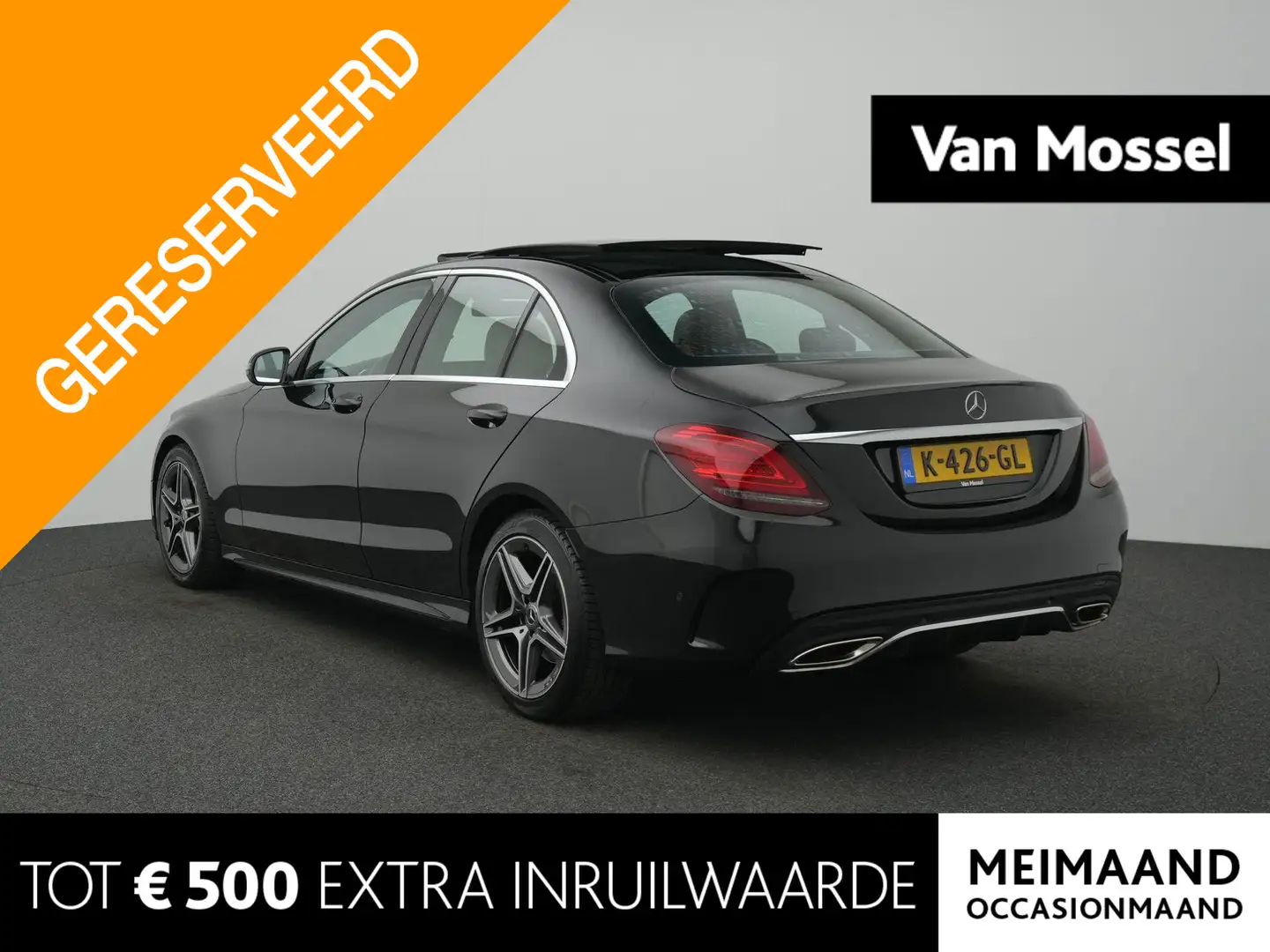 Mercedes-Benz C 180 Business Solution AMG PANORAMADAK | AMG-PAKKET | V Zwart - 1