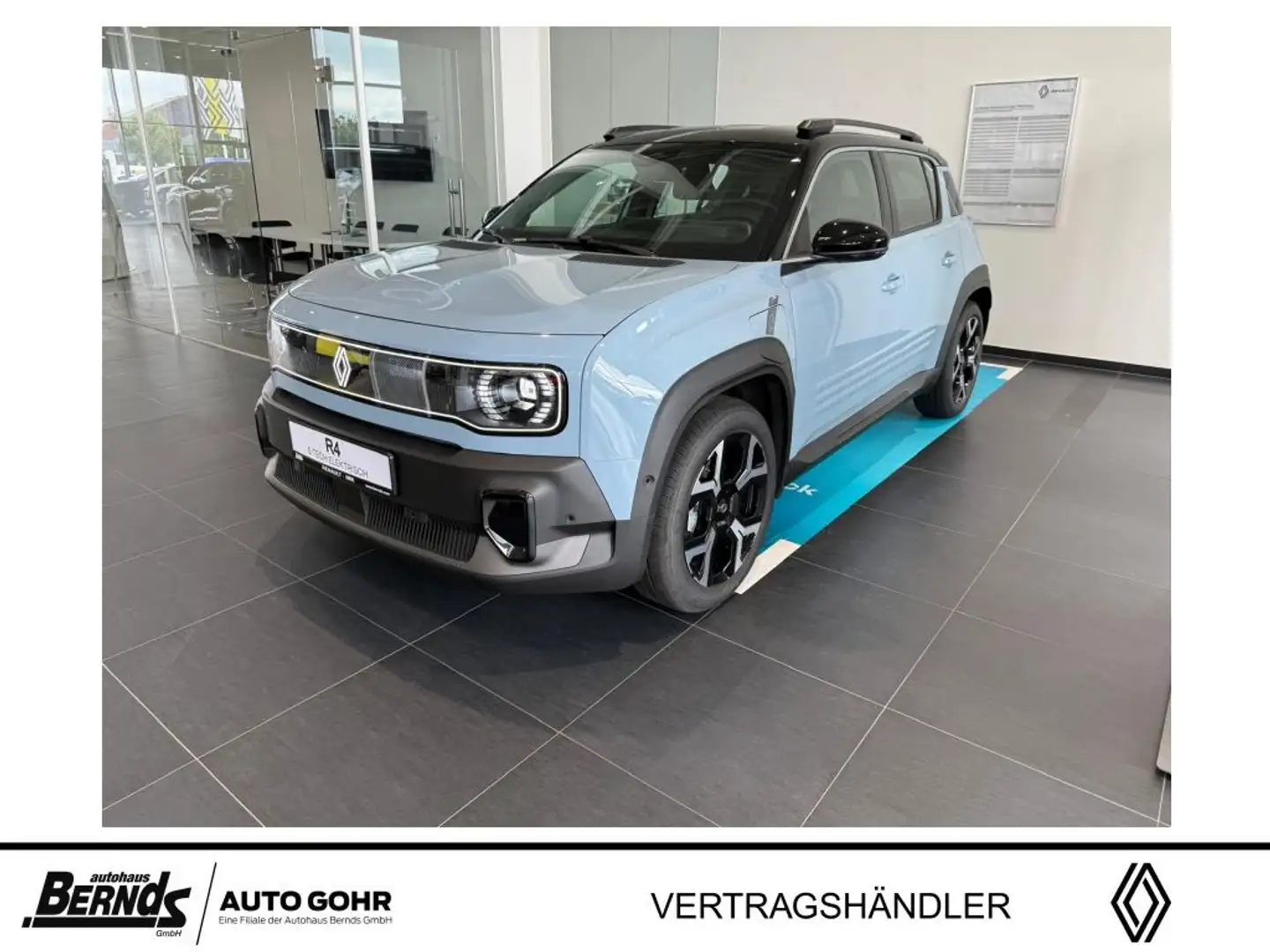 Renault R 4 E-Tech Techno 150 Comfort Range NAVI SHZ KLIMA RKA Blau - 1