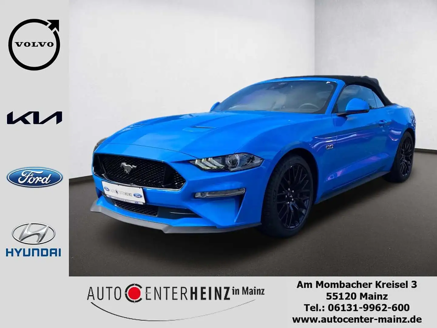 Ford Mustang Convertible 5.0 Ti-VCT V8 Aut. GT Azul - 1
