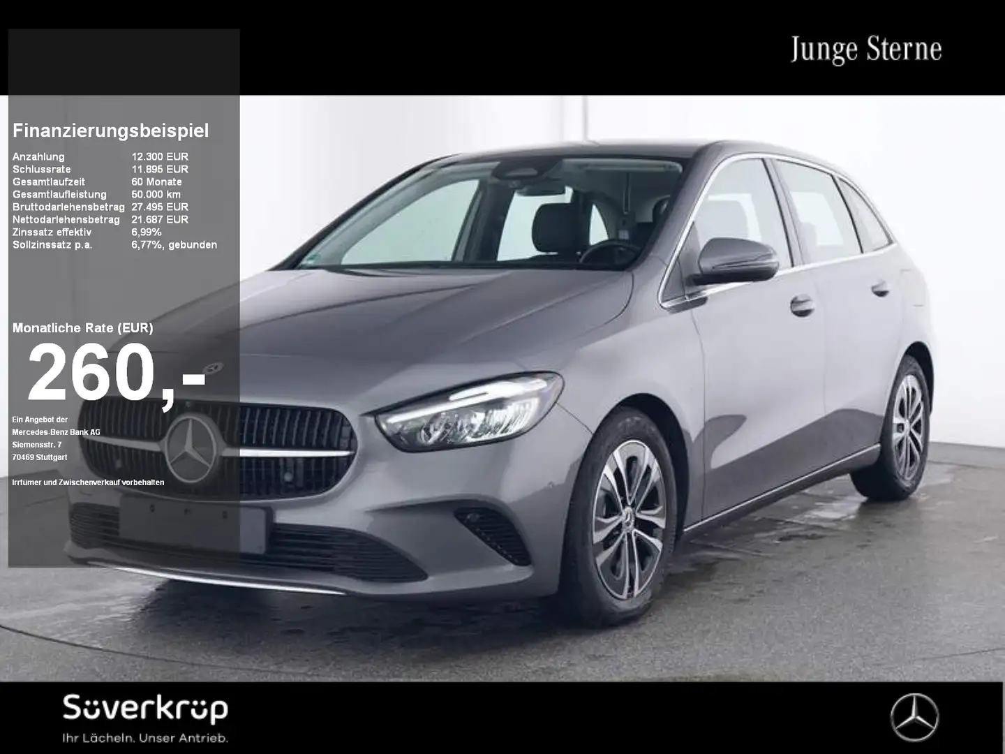 Mercedes-Benz B 200 d , PROGRESSIVE KAMERA PDC SPUR SHZ Grau - 1