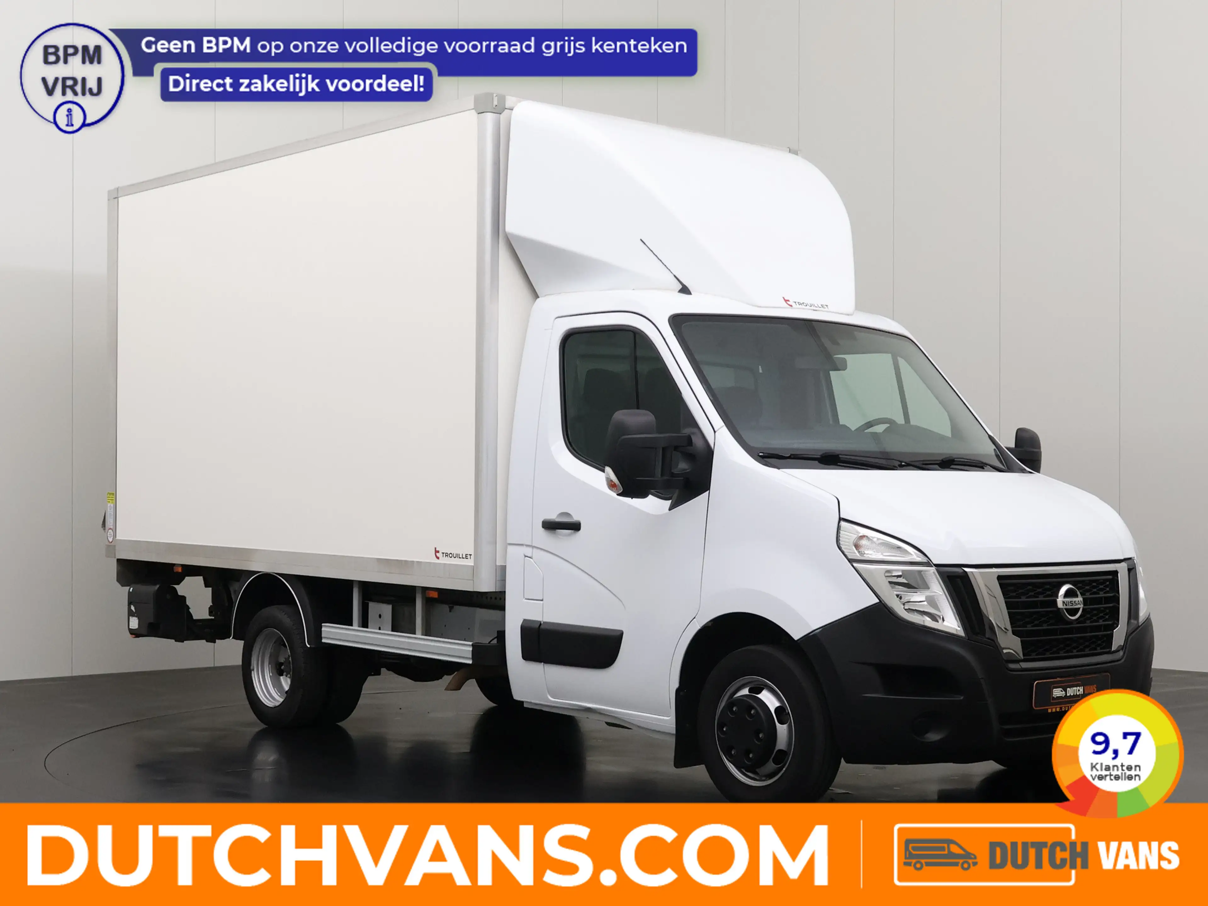 Nissan Interstar 2.3DCI 165PK Dubbellucht Bakwagen+Laadklep | Daksp