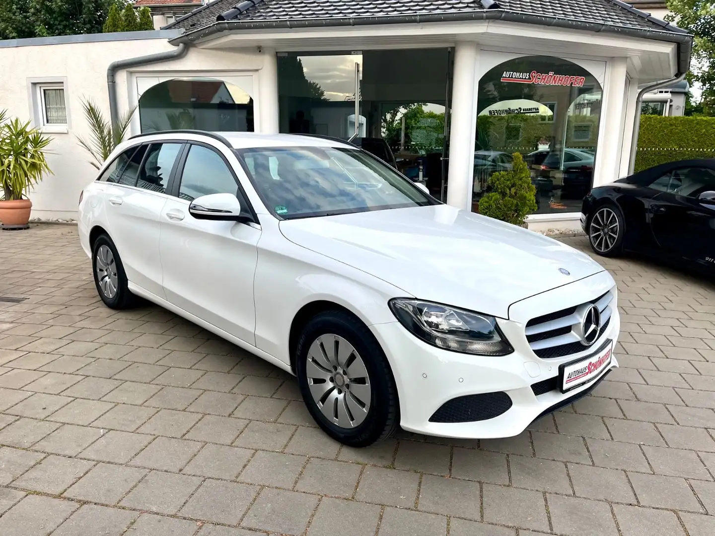 Mercedes-Benz C 220 d T 7-G Aut. Navi PDC unf.-fr. 2.Hd MWST ! Blanc - 2