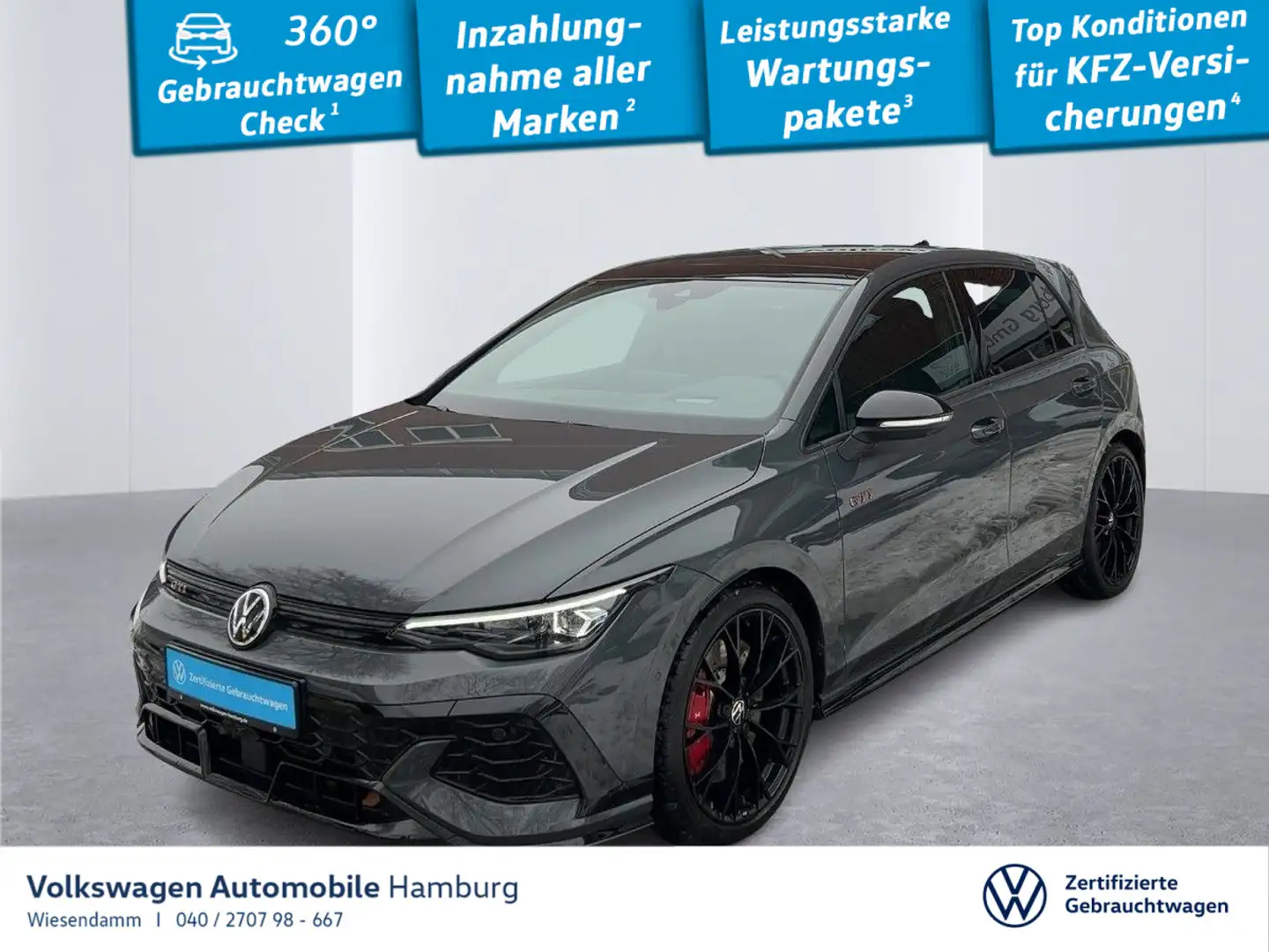 Volkswagen Golf GTI Golf VIII 2.0 TSI GTI DSG Clubsport Pano Grau - 1