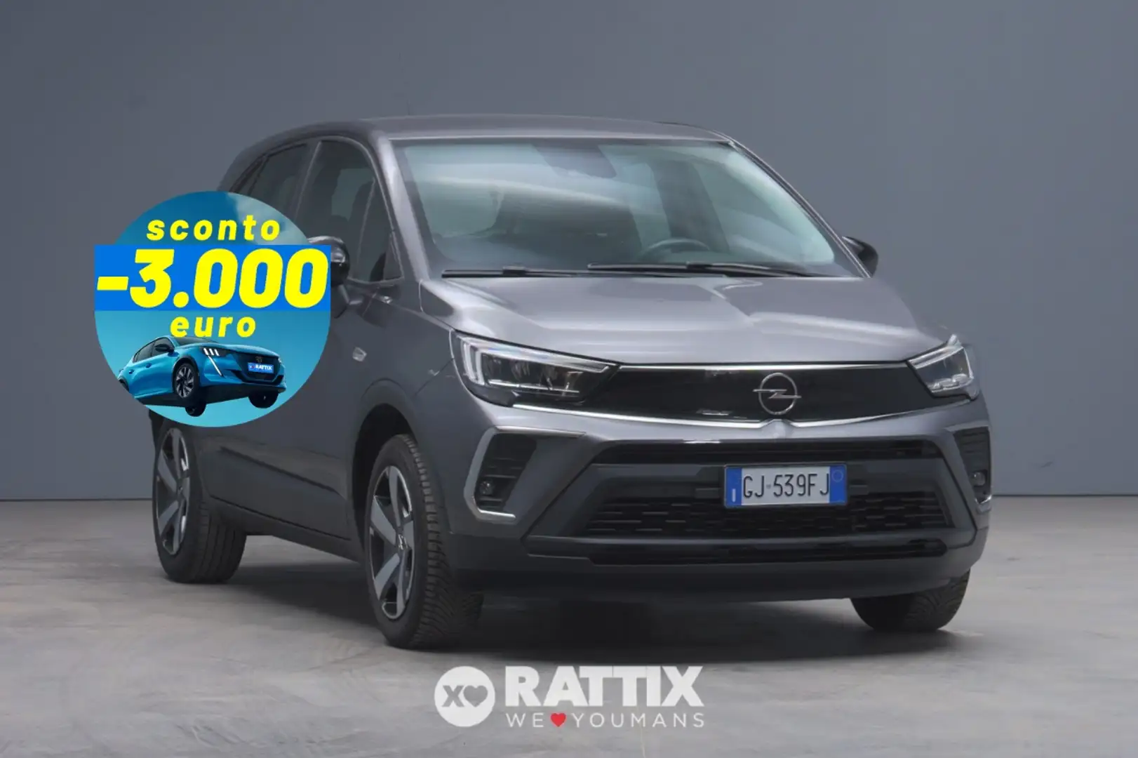 Opel Crossland 1.2 83CV Edition Gris - 1
