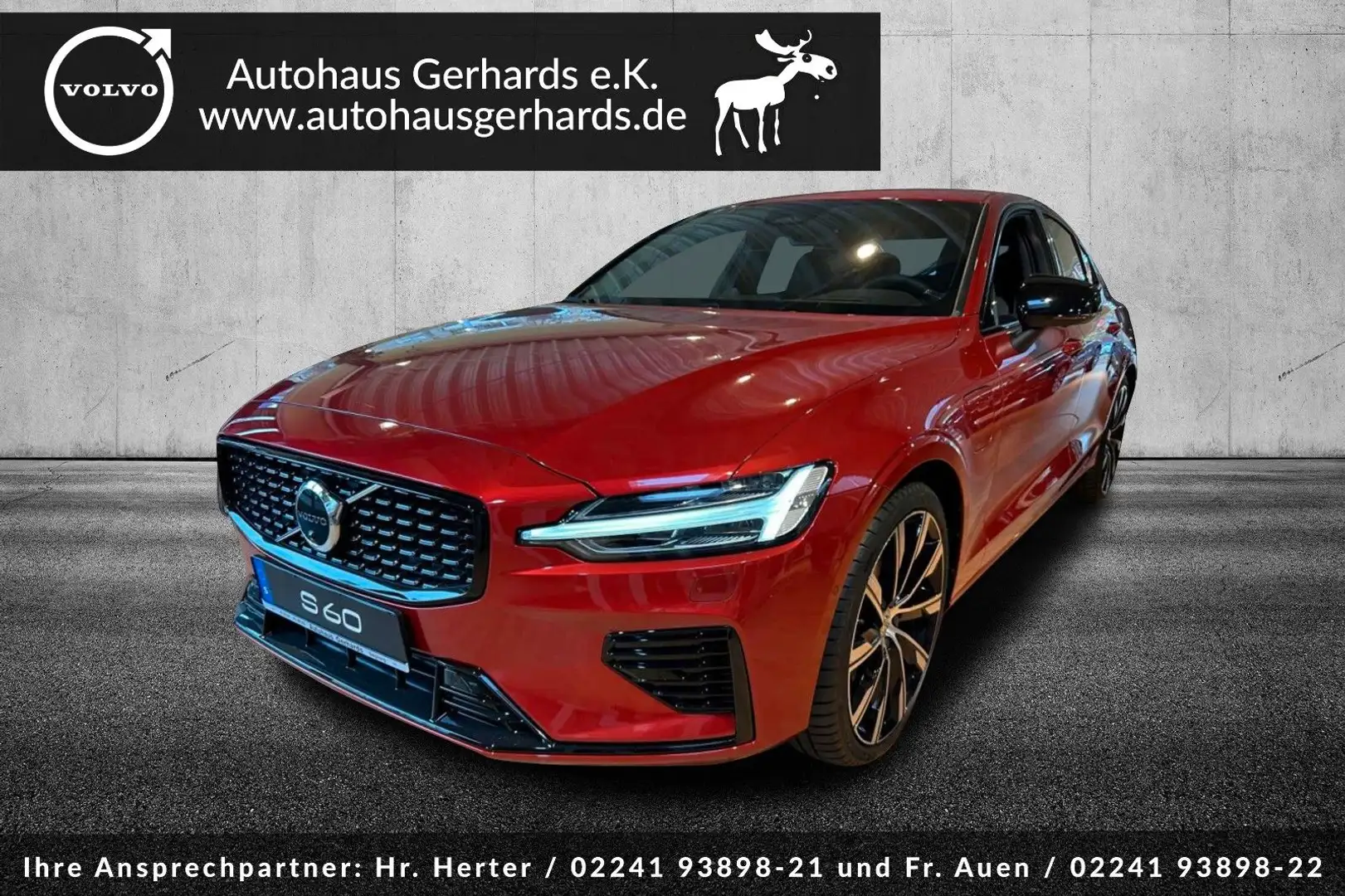 Volvo S60 Plug-In-Hybrid T8 AWD Ultimate Dark, Pano, B Rot - 1
