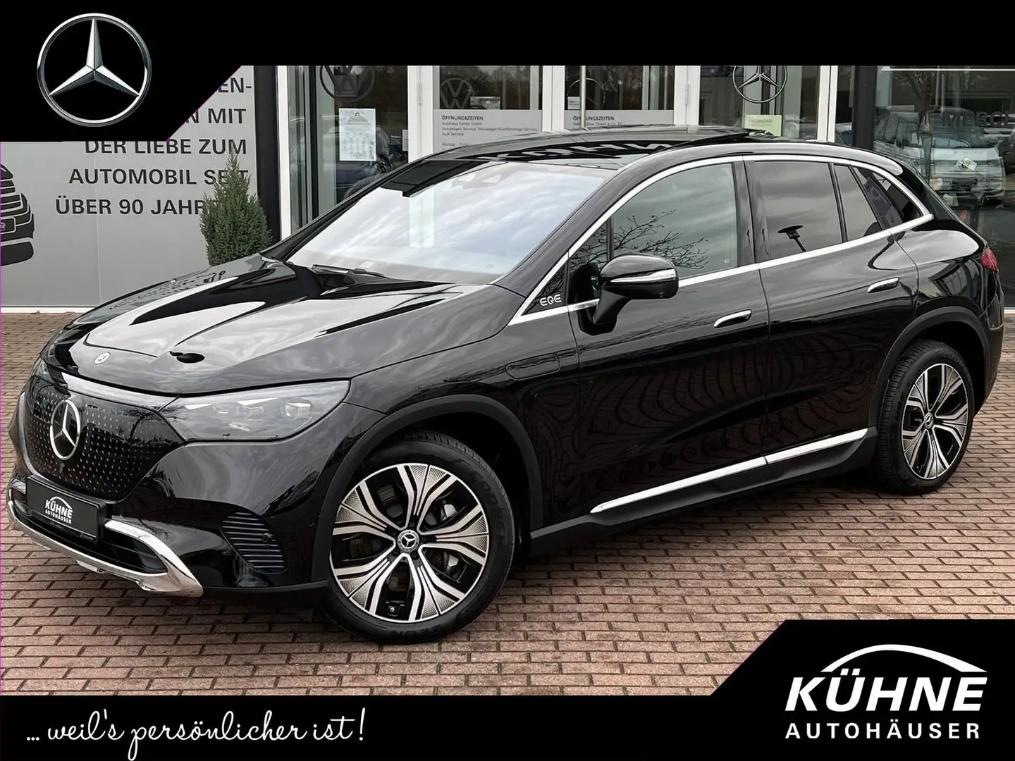 Mercedes-Benz EQE SUV EQE 350 4M SUV +AHK+Pano+HA 10°+Wartung+22kW AC Schwarz - 1