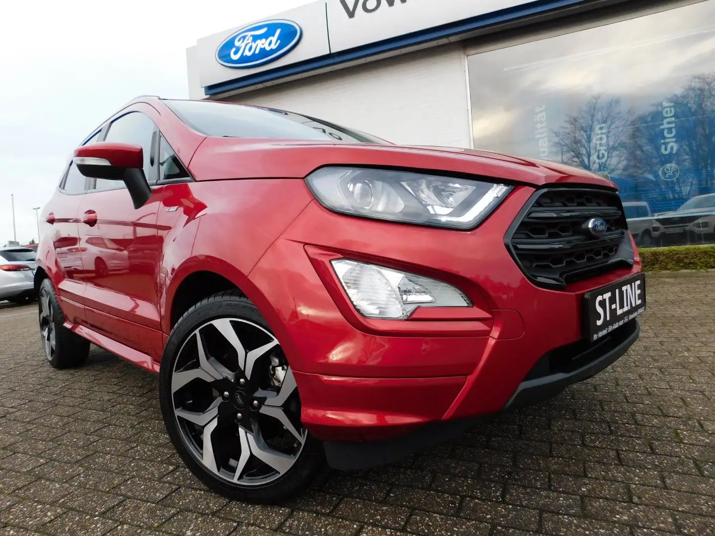 Ford EcoSport ST-LINE+18"+Technik-P+B&O+KeyFree+LED+ Rot - 1