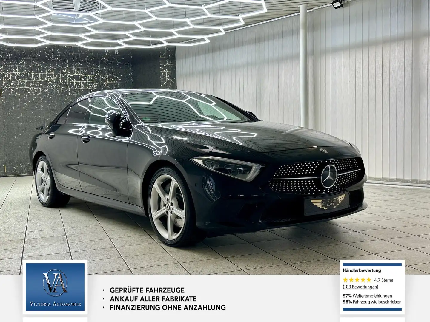 Mercedes-Benz CLS 350 d 4Matic Spurhalteassistent, Rückfahrkamera, Leder Schwarz - 2