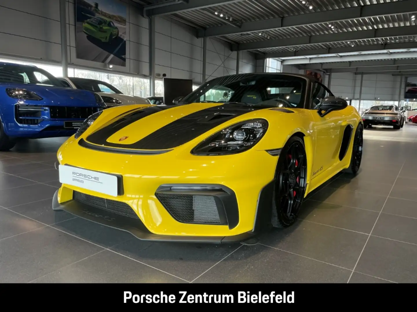 Porsche 718 Spyder RS Weissach-Paket Sportabgas BOSE LED Gelb - 1