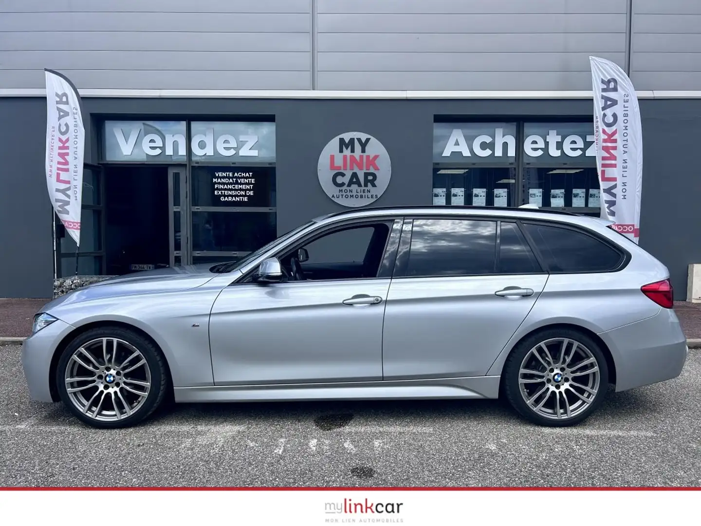 BMW 318 318d 150 M Sport BVA 8 F31 LCI Phase 2 Gris - 2
