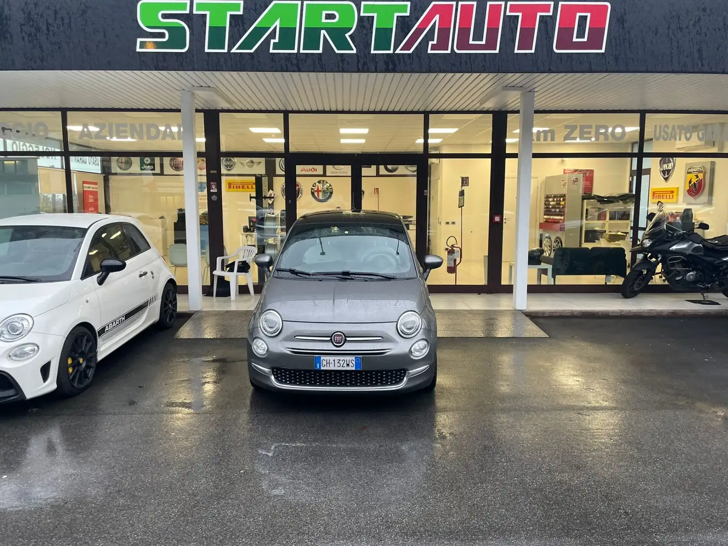 Fiat 500 1.0 Hybrid Dolcevita Gris - 1